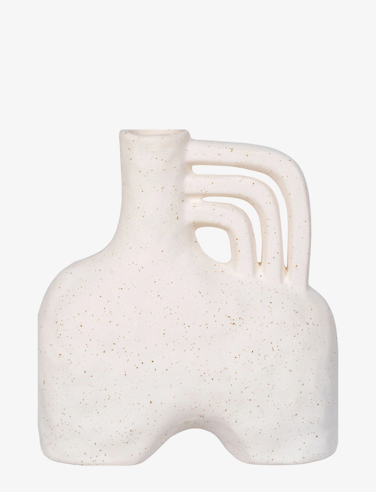 House Nordic Bryn - Vase, ceramic, beige, 18,5x8x19,5 cm - 4 for 3 - BEIGE / beige