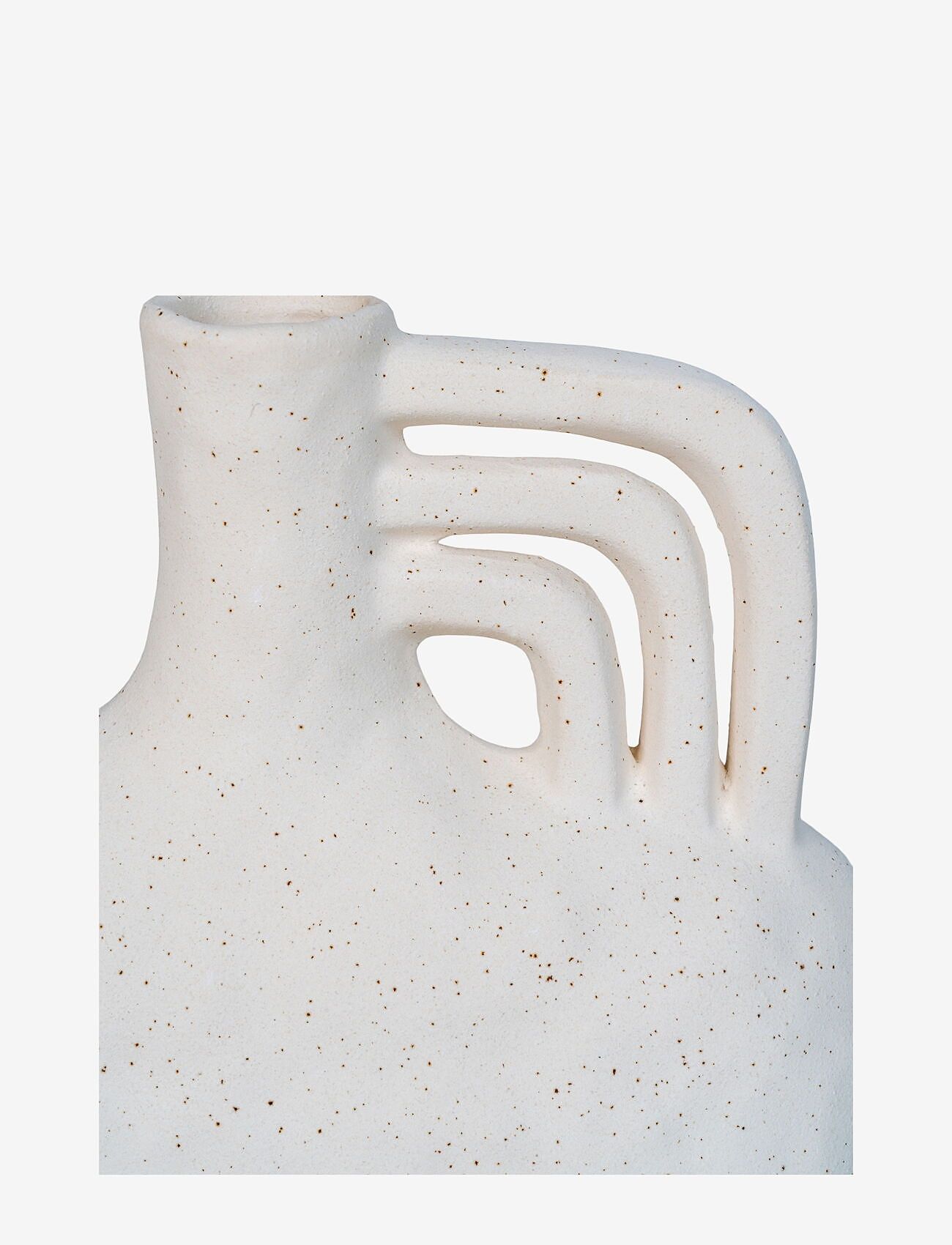 House Nordic - Bryn - Vase, ceramic, beige, 18,5x8x19,5 cm - vasen - beige - 2