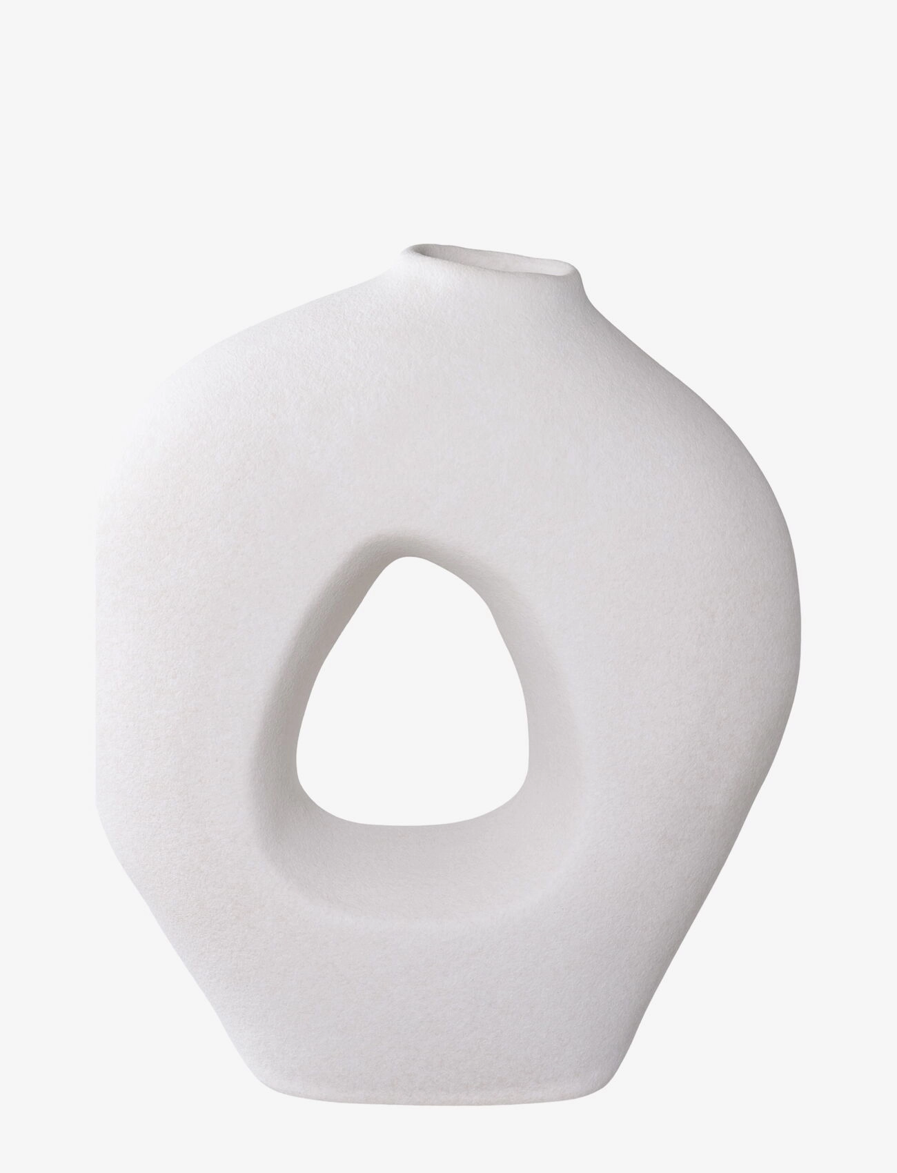 House Nordic Aina Vase, Ceramic, White 24X10,5X27,8 Cm, Stor vase, Hvid, Str: 27.8X24X10.5CM