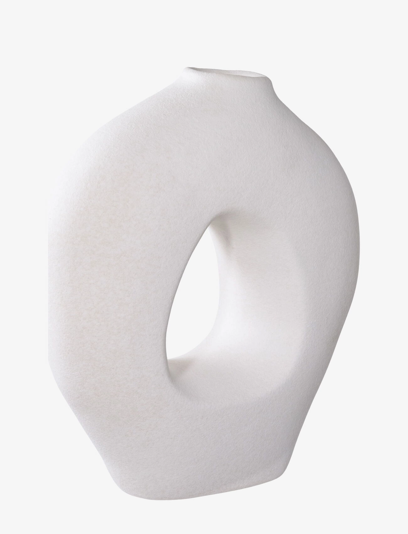 House Nordic - Aina - Vase, ceramic, white 24x10,5x27,8 cm - white - 2