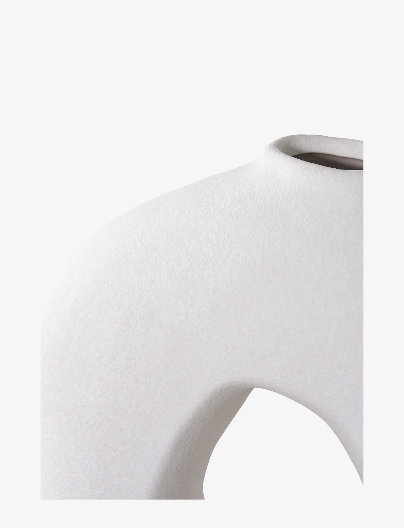 House Nordic - Aina - Vase, ceramic, white 24x10,5x27,8 cm - white - 3