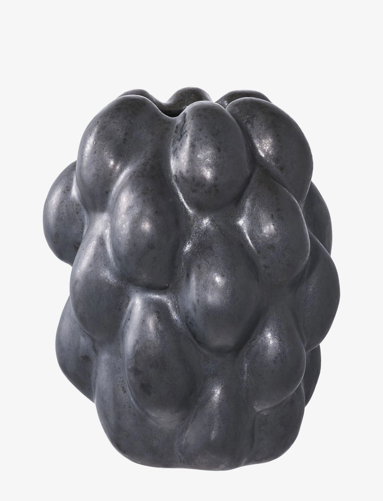House Nordic Reka Vase, Ceramic, Black, 14X15X19 Cm, Stor vase, Sort, Str: 19X14X15CM