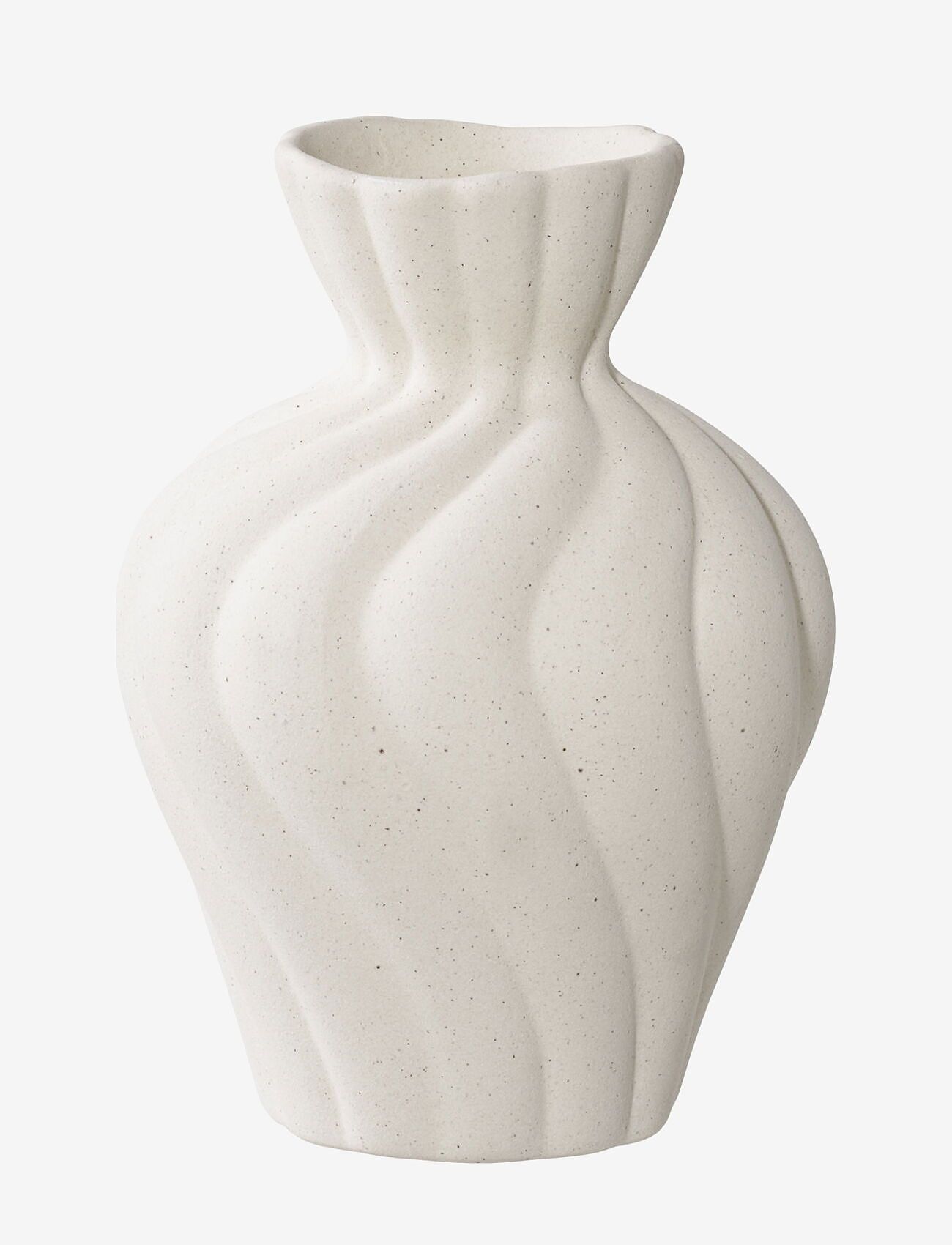 House Nordic - Lina - Vase, ceramic, white, set of 2 - vases - white - 1