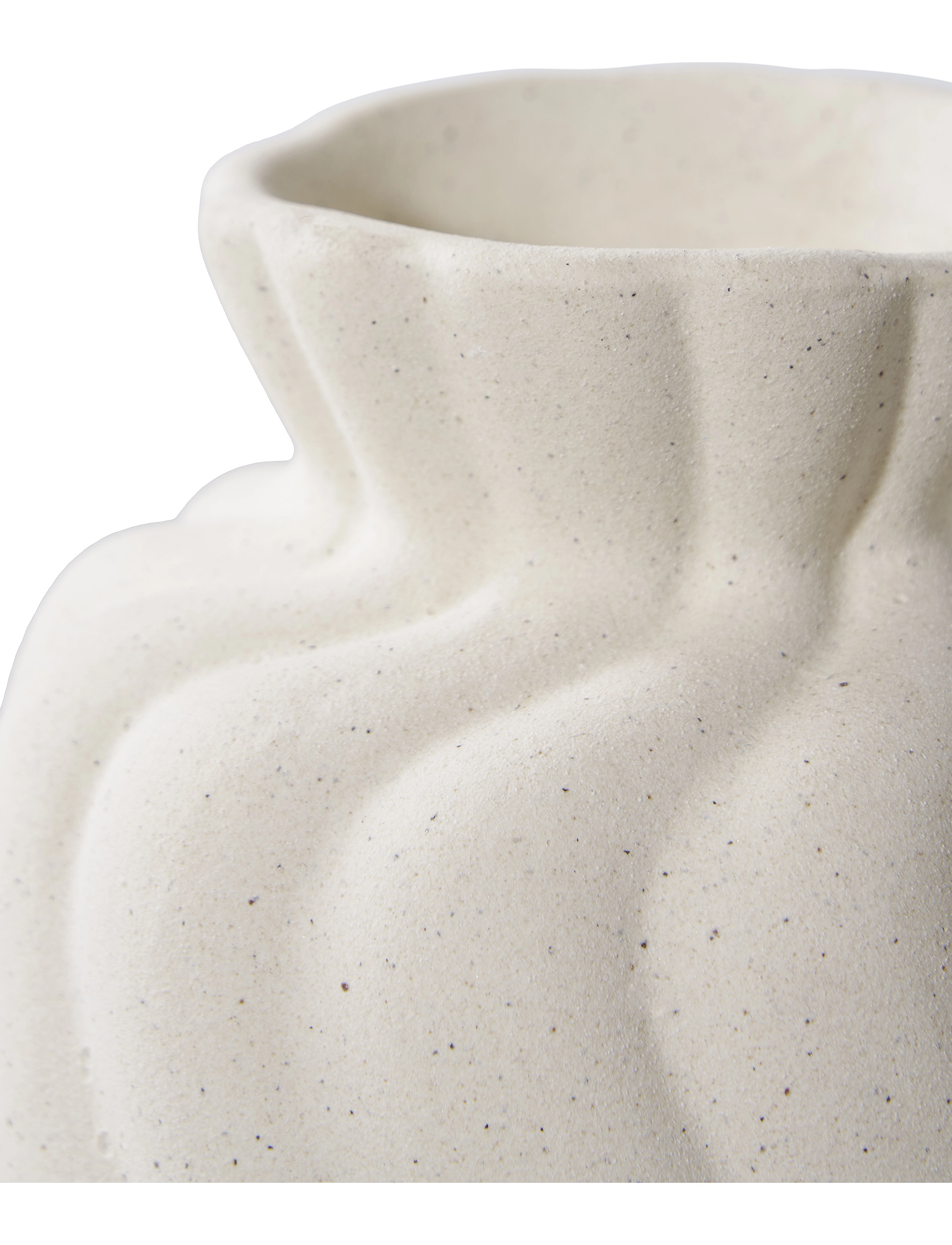 House Nordic Lina - Vase, ceramic, white, set of 2 - Konfirmation - WHITE / white