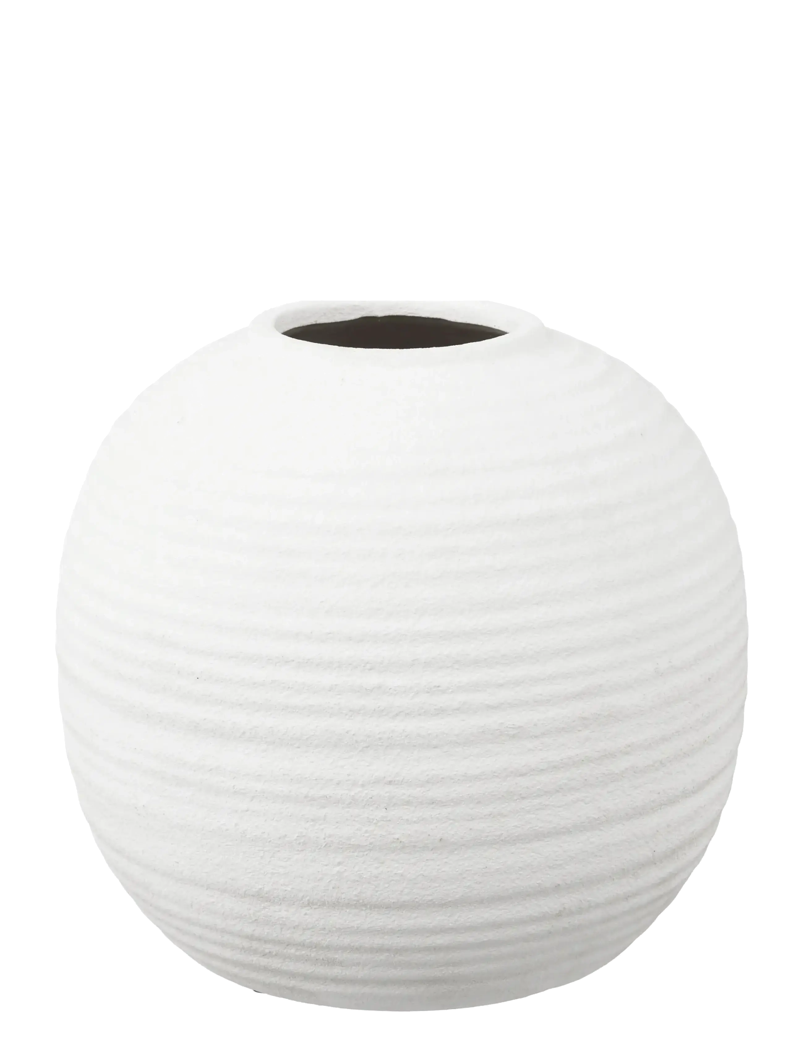 House Nordic Svala - Vase, ceramic, white, ø30x28,5 cm - Deals - WHITE / white