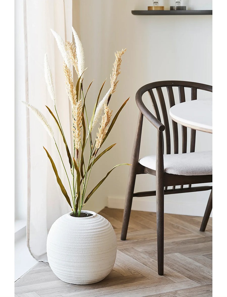 House Nordic - Svala - Vase, ceramic, white, ø30x28,5 cm - vasen - white - 0