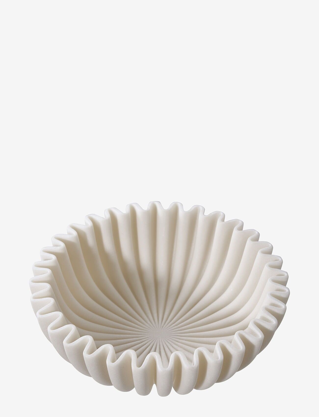 House Nordic - Lina - Bowl, polyresin, beige, ø20x6,5 cm - skrautplattar - beige - 1