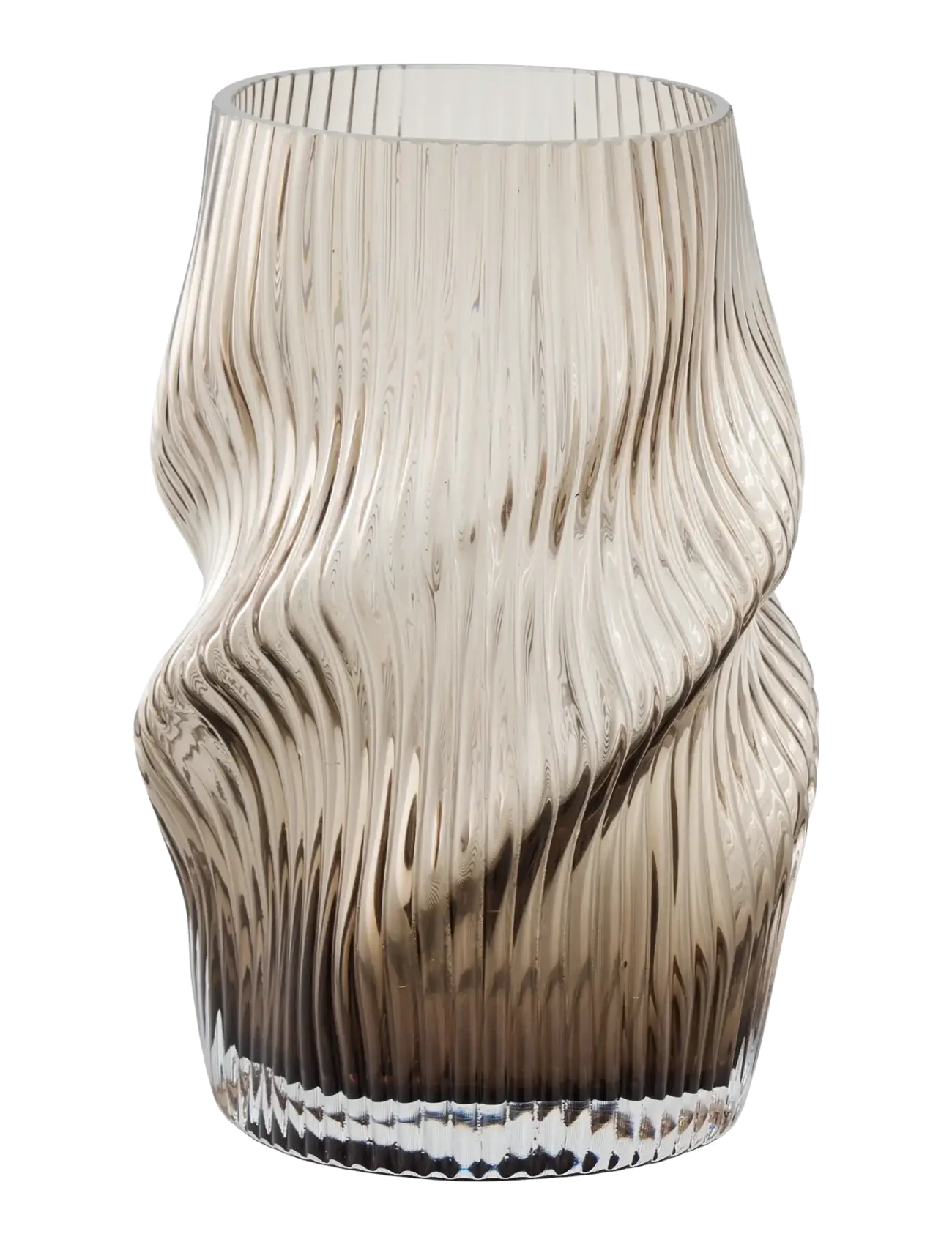 House Nordic Orna, Vase, Grå, Str: 17X17X25CM