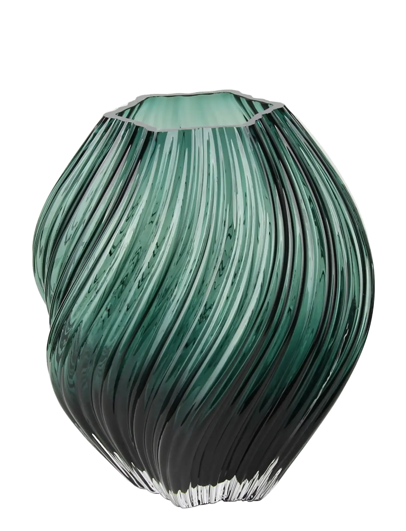 House Nordic Orna, Vase, Grøn, Str: 19X19X23CM