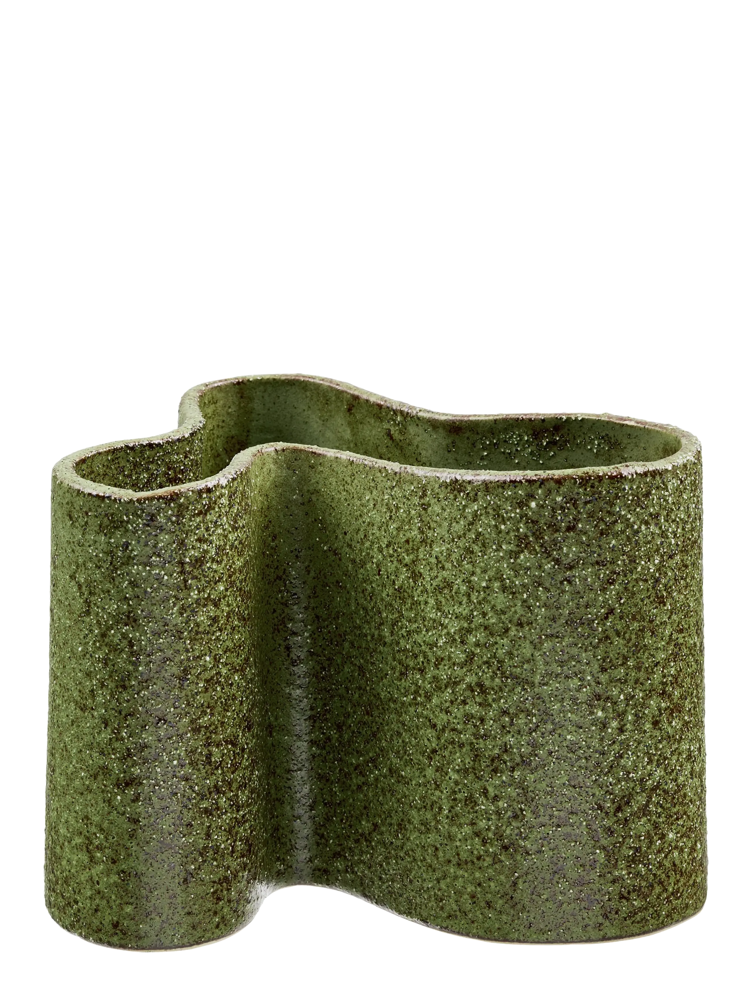 House Nordic Rikke - Vase, ceramic - Interior - DARK FOREST GREEN / green
