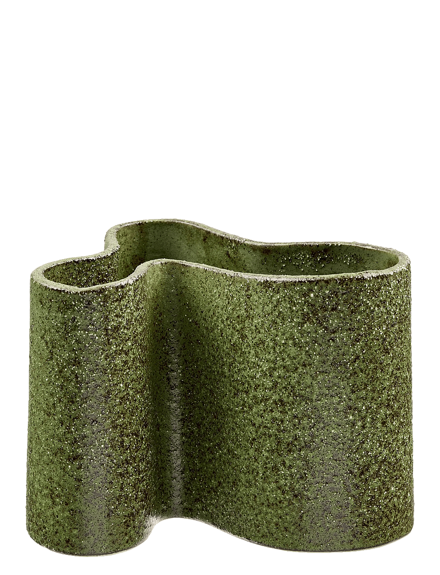 House Nordic - Rikke - Vase, ceramic - vaasid - dark forest green - 1