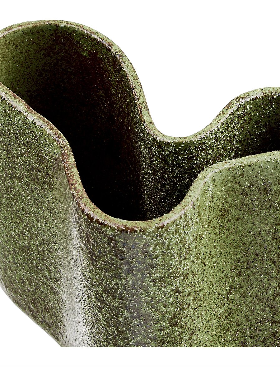House Nordic - Rikke - Vase, ceramic - vaasid - dark forest green - 4