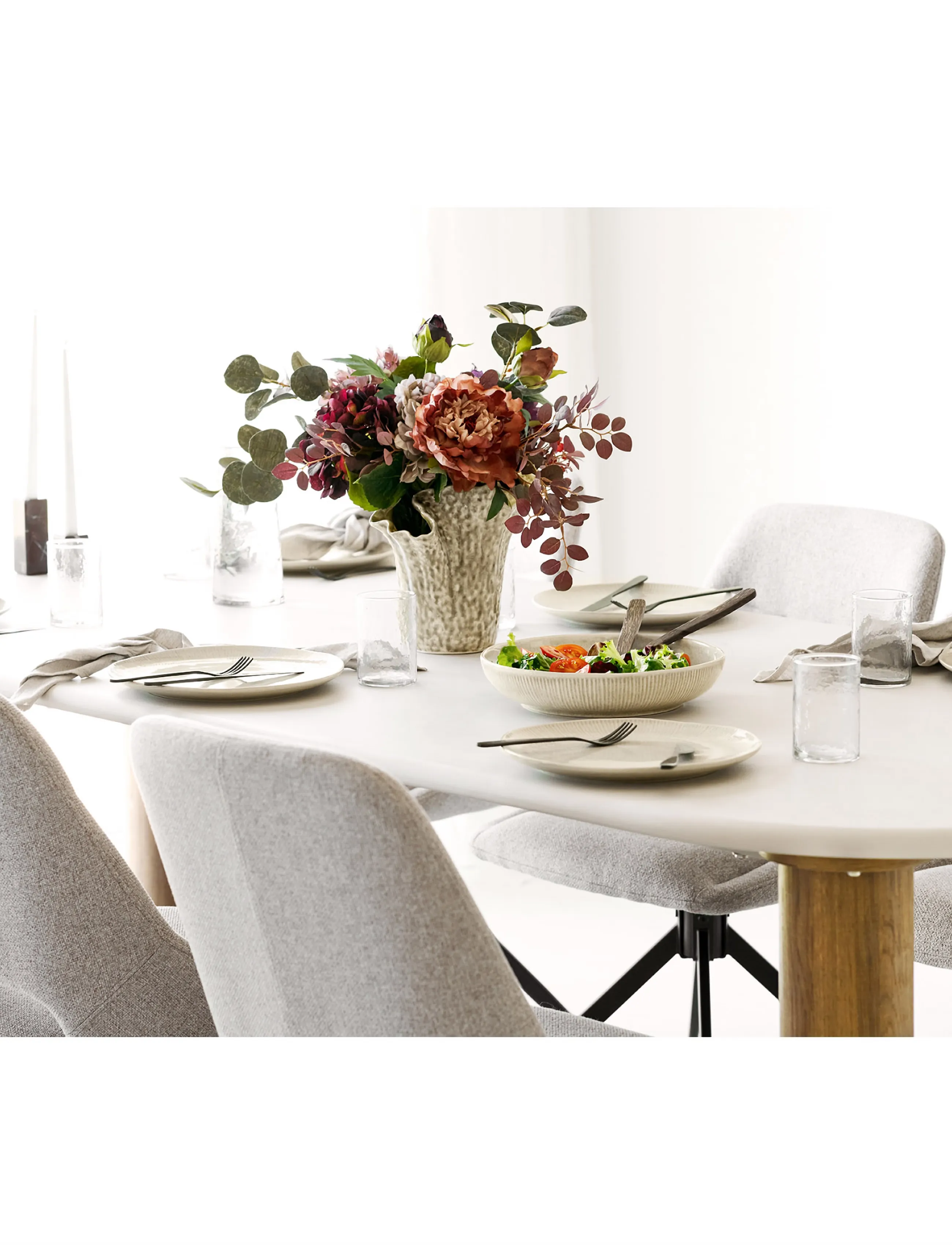 House Nordic Rikke - Vase, ceramic - Konfirmation - DARK SAND / khaki/green