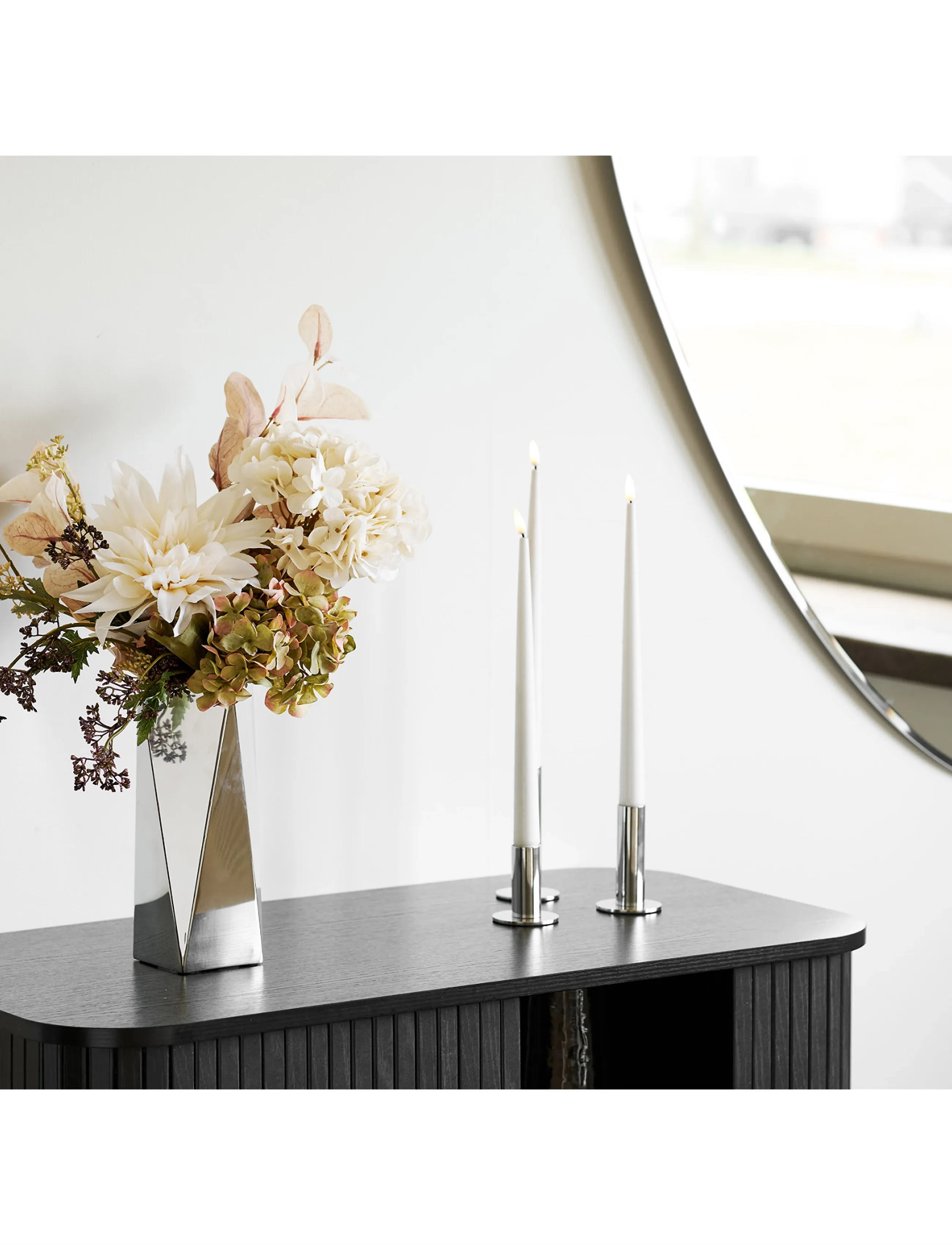 House Nordic - Rikke - Vase, staintless steel, - silver - 3