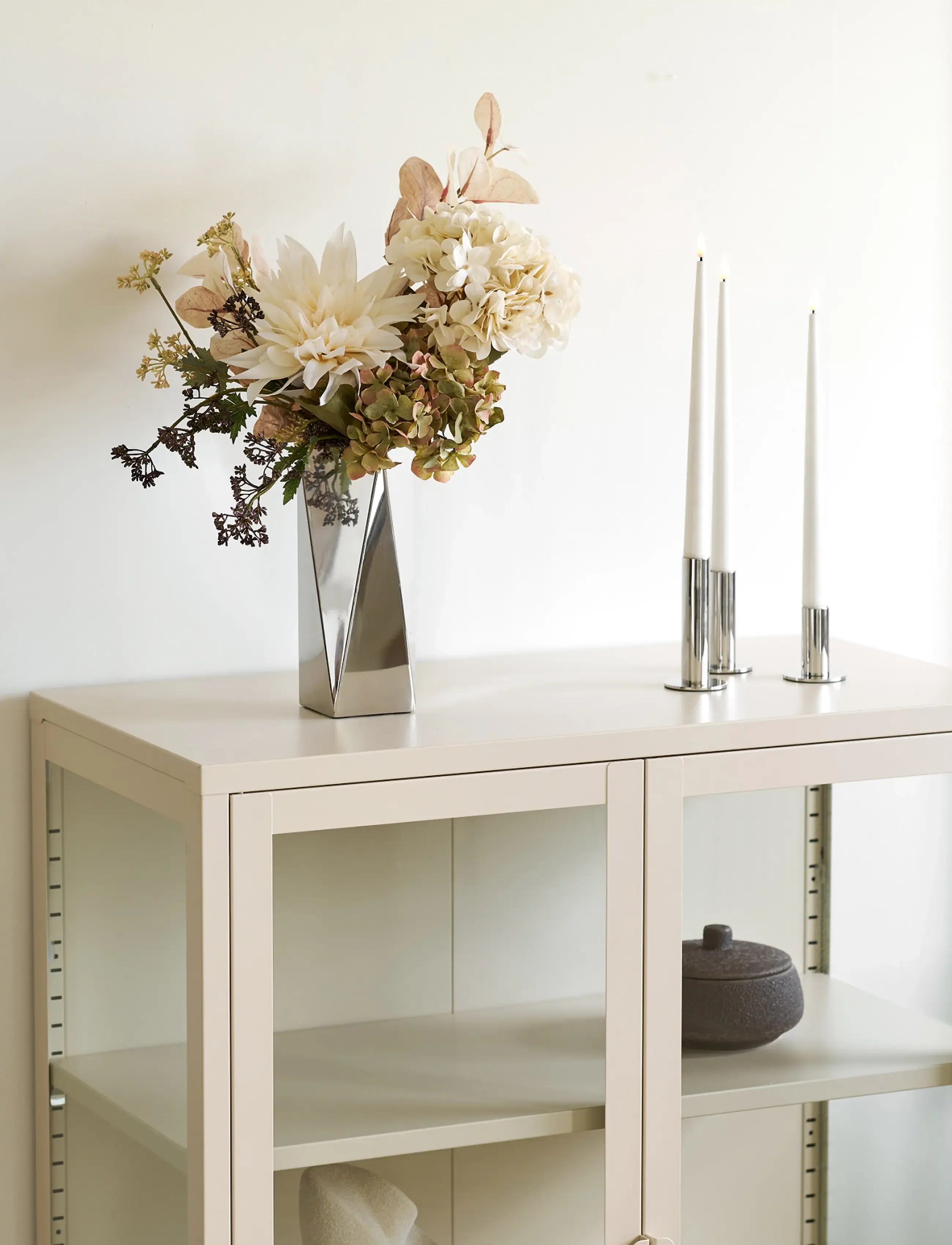House Nordic - Rikke - Vase, staintless steel, - silver - 5