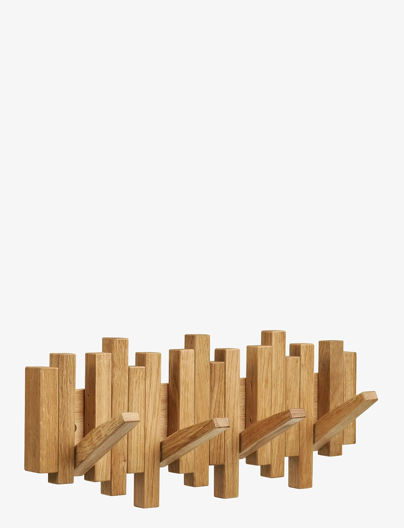 House Nordic - Stina - Coat rack, oak, natural,  3x40x18 cm - shop by price - natural - 0