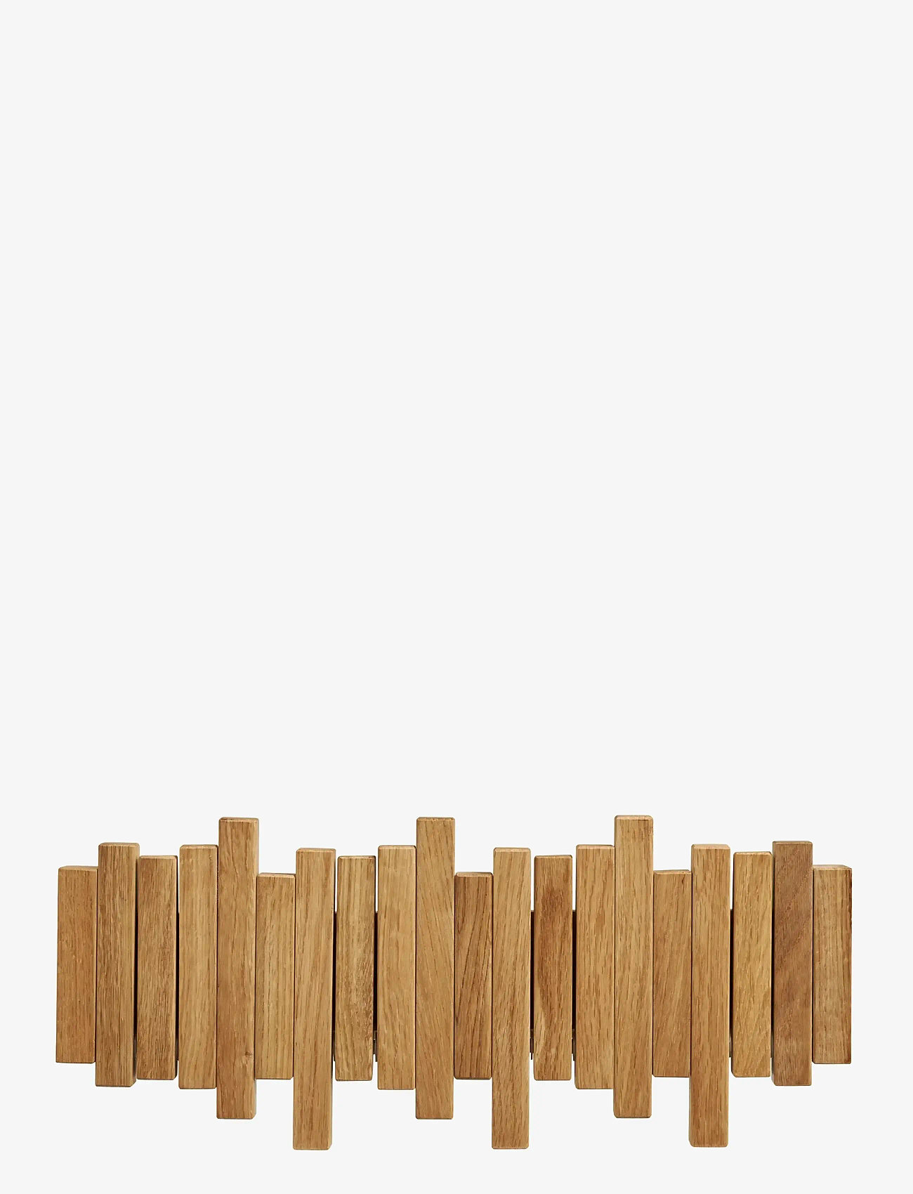 House Nordic - Stina - Coat rack, oak, natural,  3x40x18 cm - shop by price - natural - 1