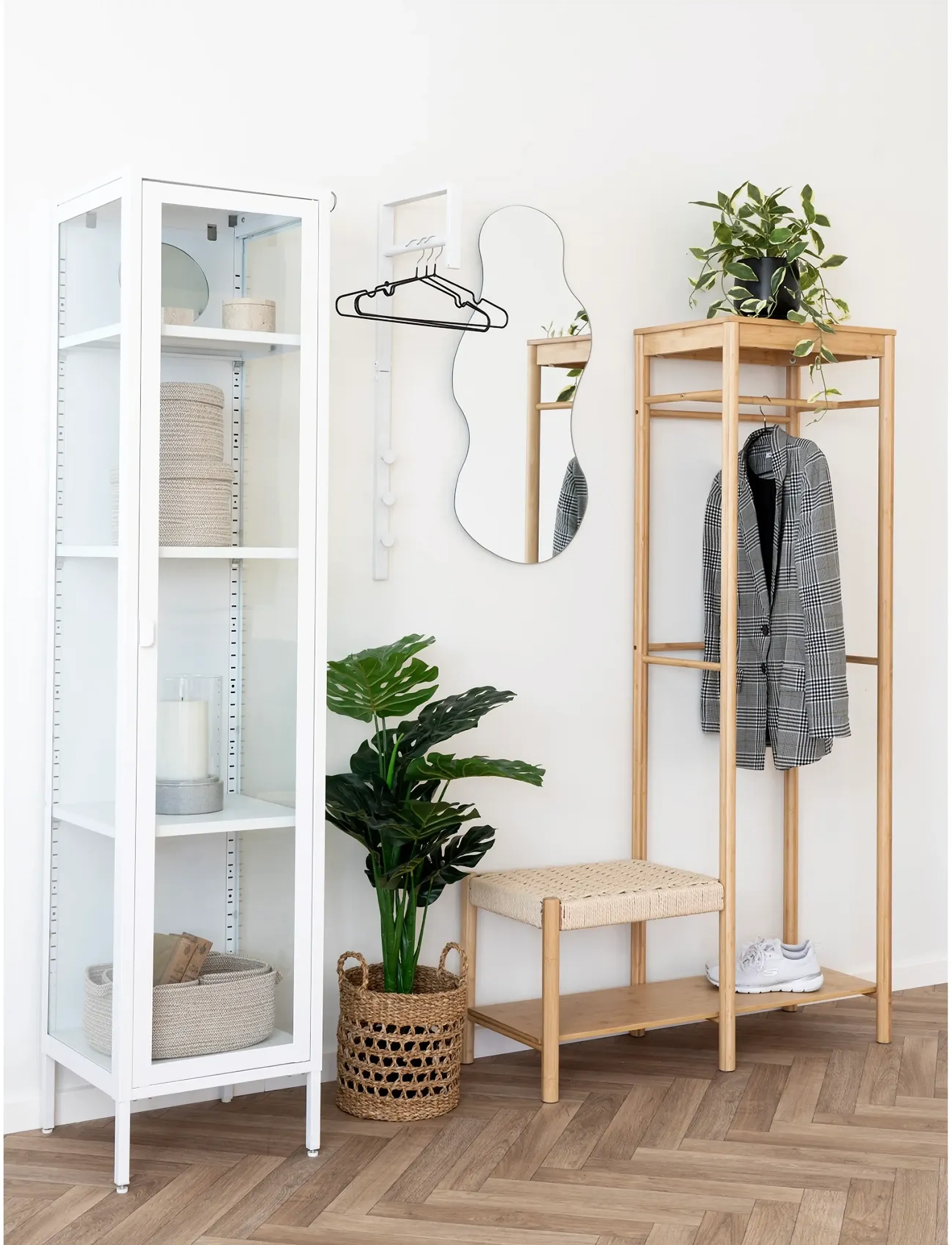 House Nordic Isel Clothes Rack, 82X 30 cm, Furniture, Weiß - Coat Hooks & Racks, Homeware