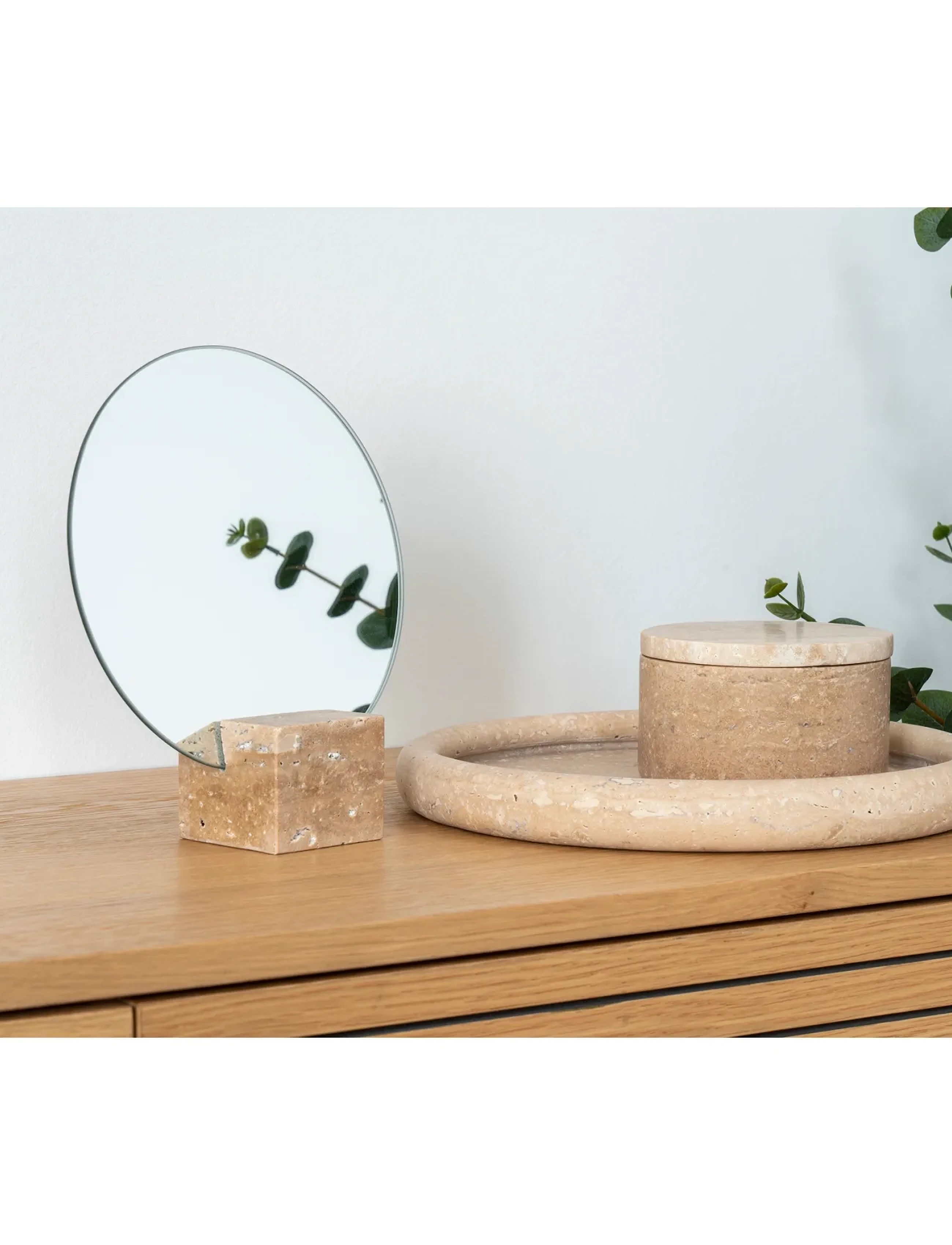 House Nordic Tray, 2.5X25.5X25.5 cm, Dining & Table Accessories, Beige - Trays, Homeware