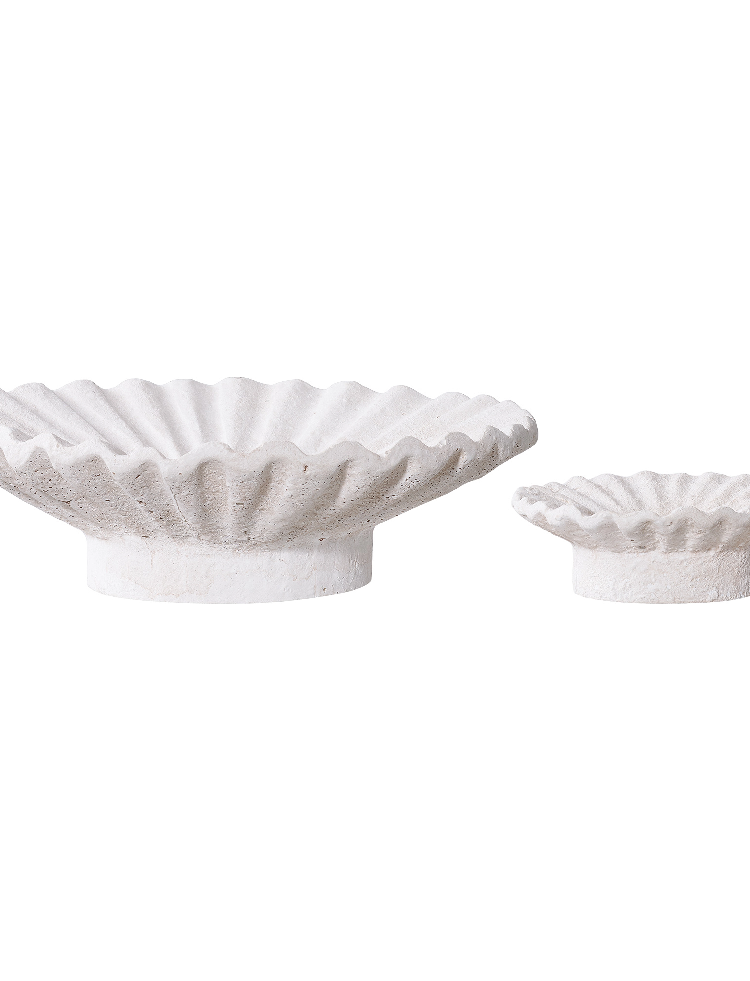 House Nordic Iben Candle Holder, Cement, White, Set Of 2, 7.3X21.5X21.5 cm, Candlesticks & Lanterns, Weiß - Candlesticks, Homeware