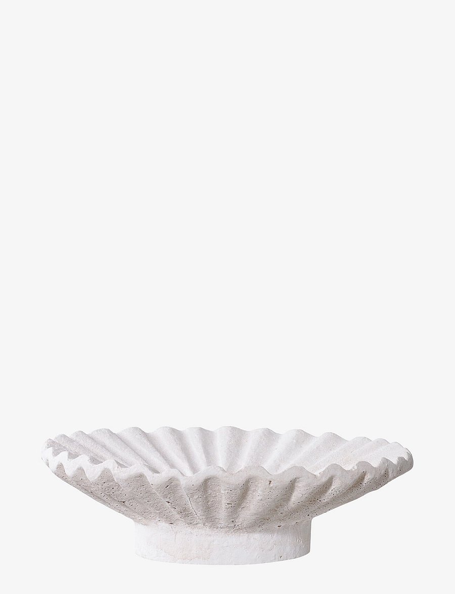 House Nordic - Iben - Candle holder, cement, white, set of 2 - küünlajalad - white - 3