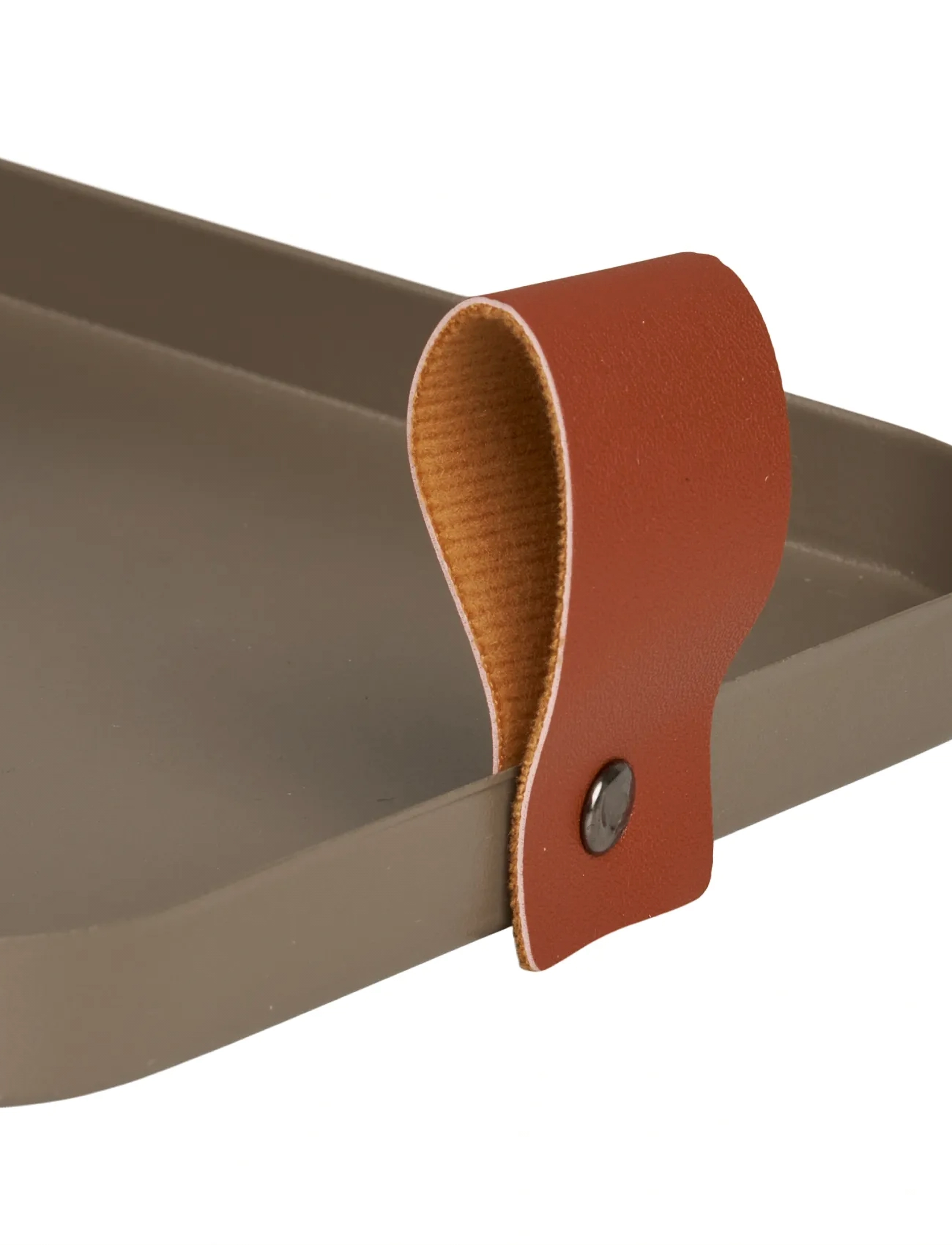 House Nordic - Tove - Tray, steel, brown, set of 2 - plateaux - brown - 5
