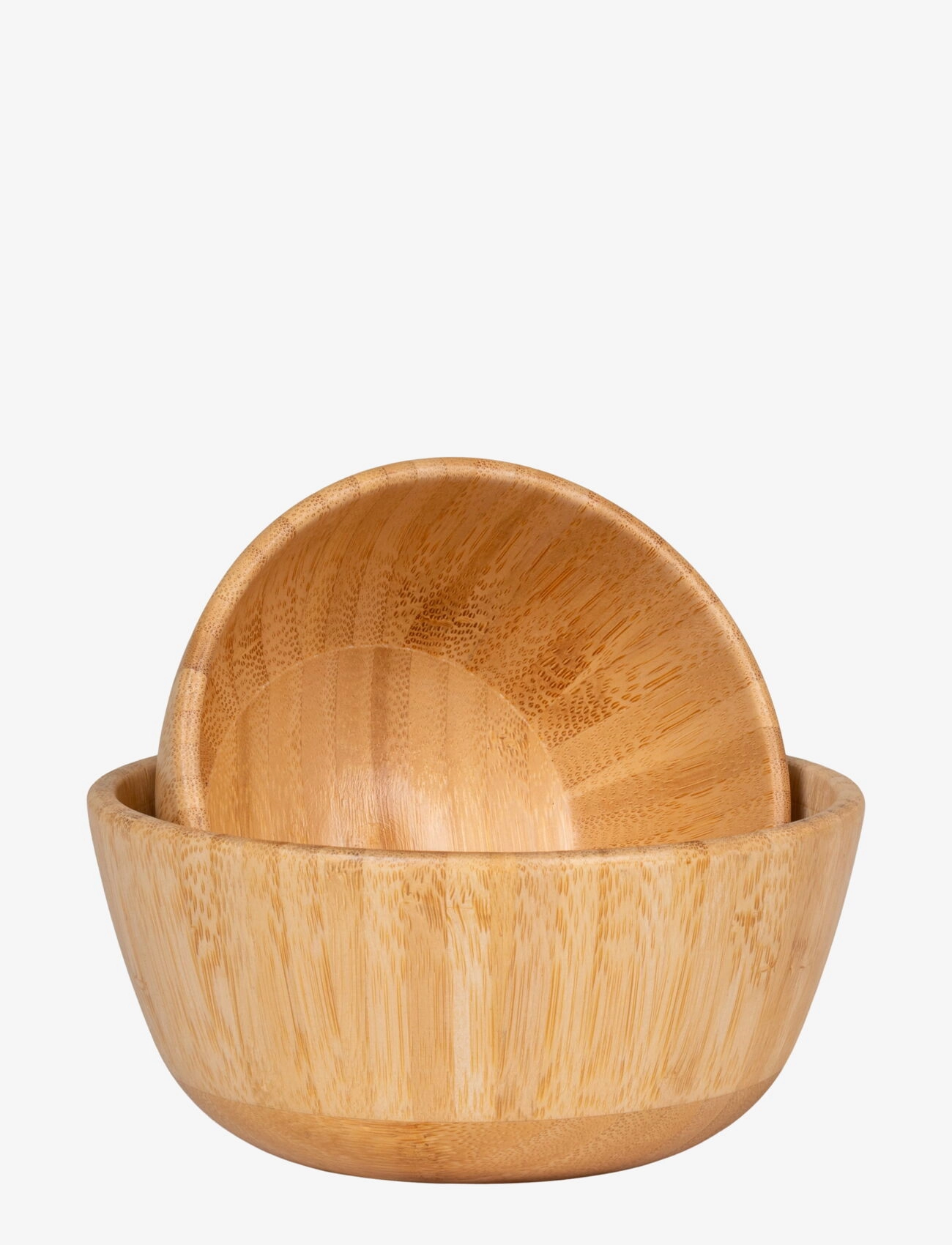 House Nordic - Signe - Bowl, bamboo, natural set of 2 - serving bowls - natural - 2