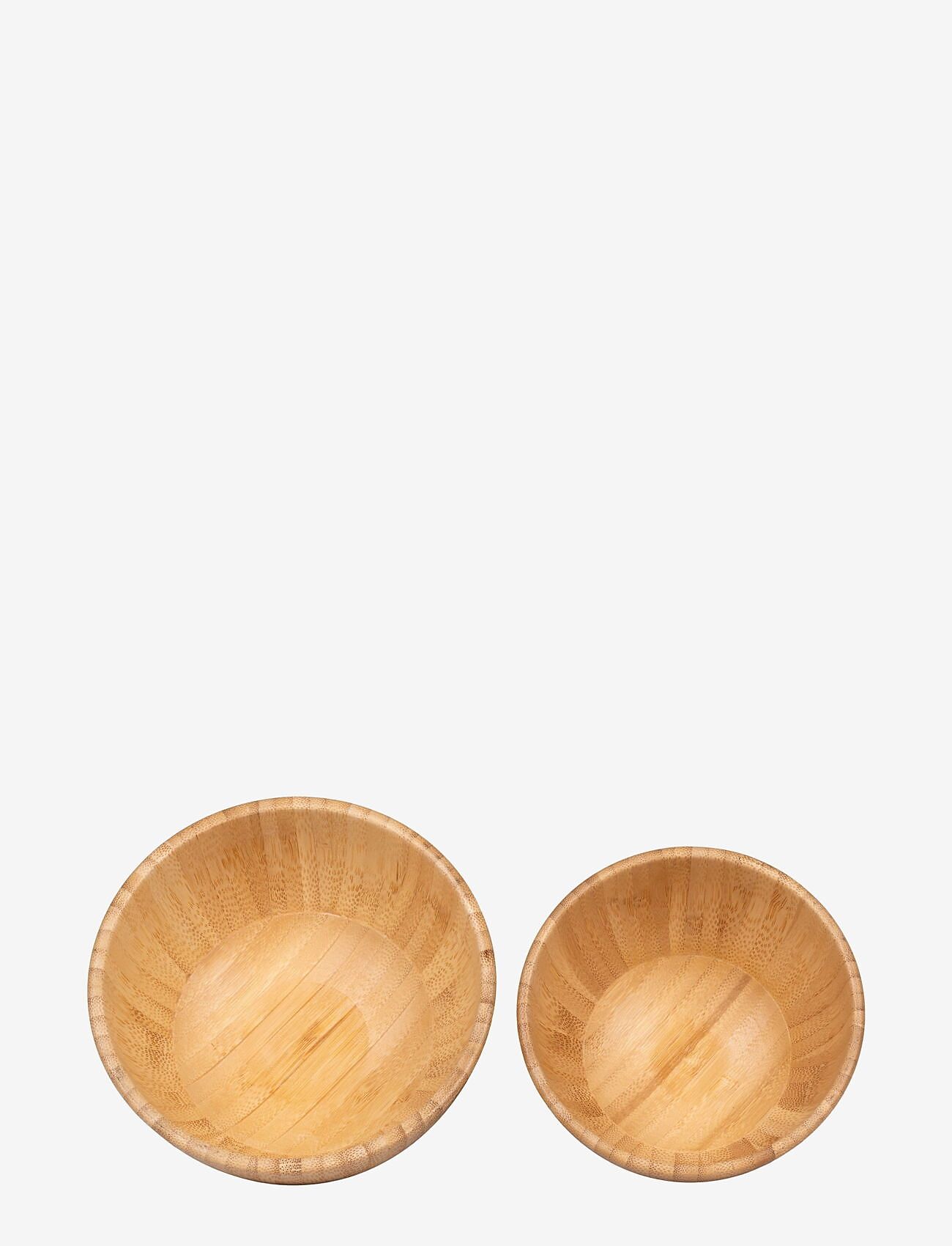House Nordic - Signe - Bowl, bamboo, natural set of 2 - serviravimo indai - natural - 3