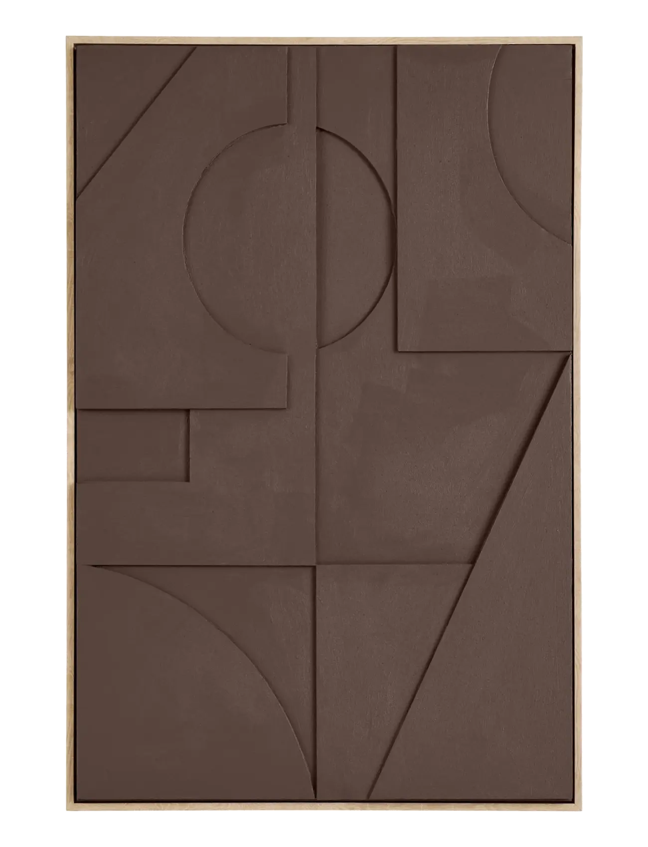 House Nordic Ingrid - Relief wall decoration - House Nordic - BROWN / brown