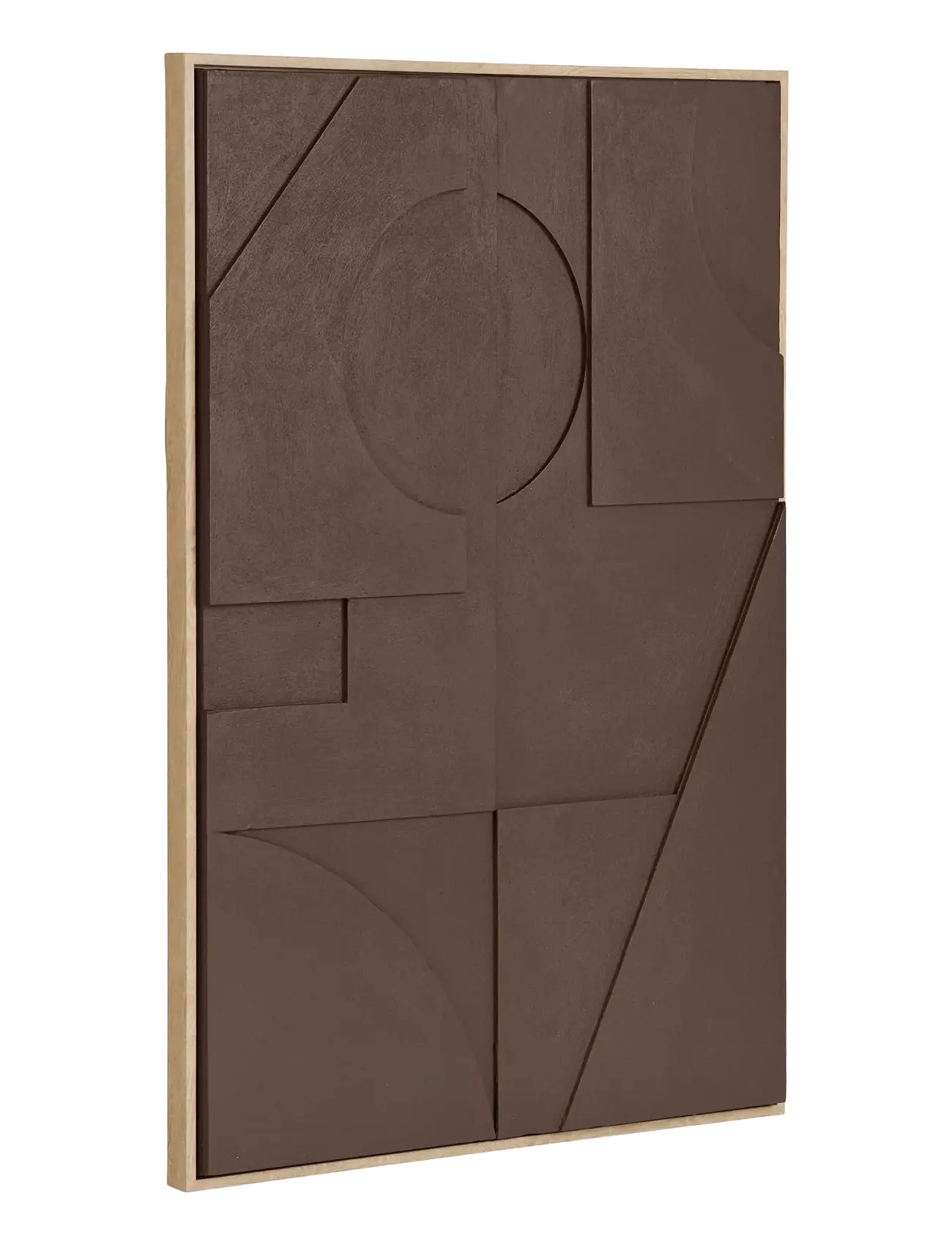 House Nordic - Ingrid - Relief wall decoration - wand dekoration - brown - 2