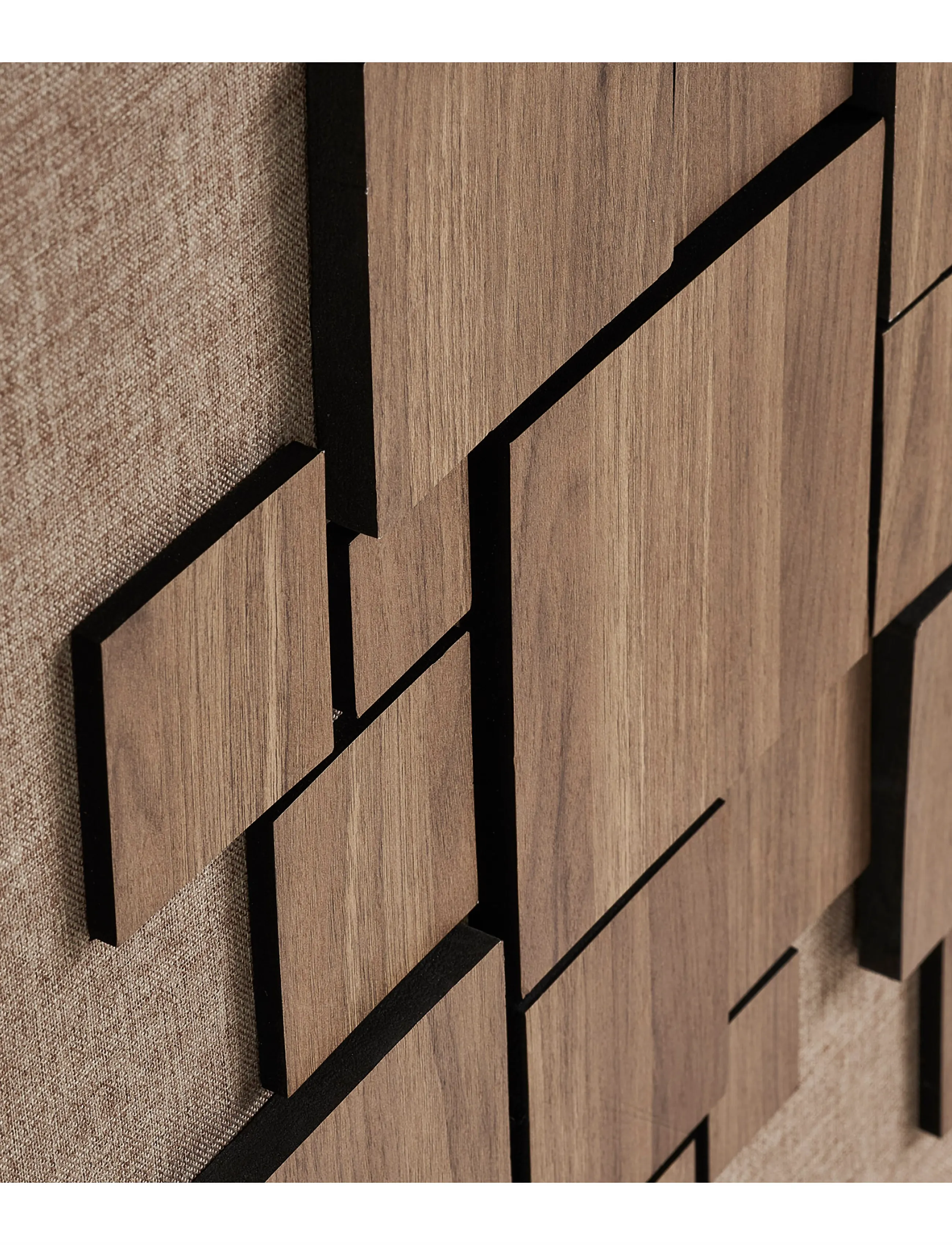 House Nordic - Gitte - Relief wall decoration - brown - 5