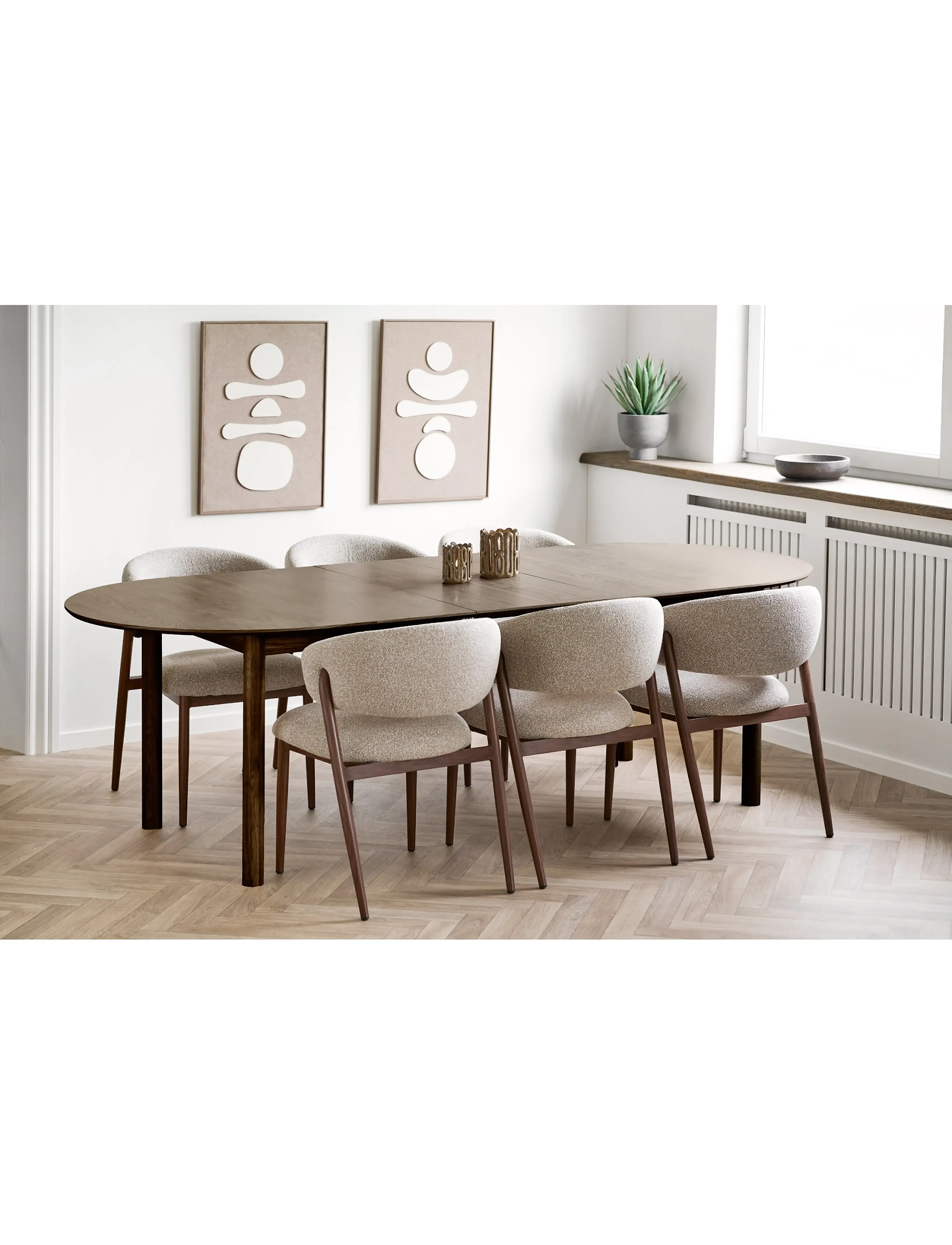 House Nordic - Ditte - Relief wall decoration - seinakaunistused - brown / beige - 4