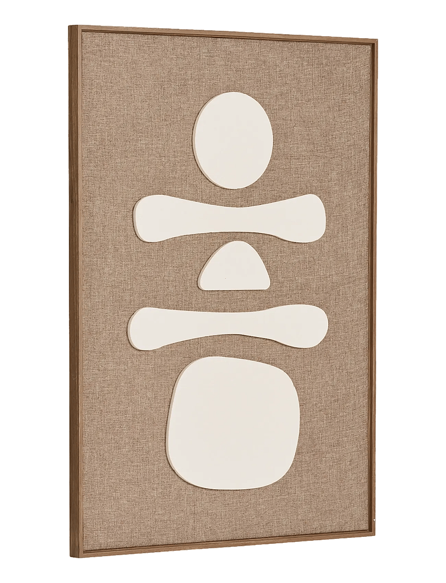 House Nordic - Ditte - Relief wall decoration - sienas dekorācijas - brown / beige - 2