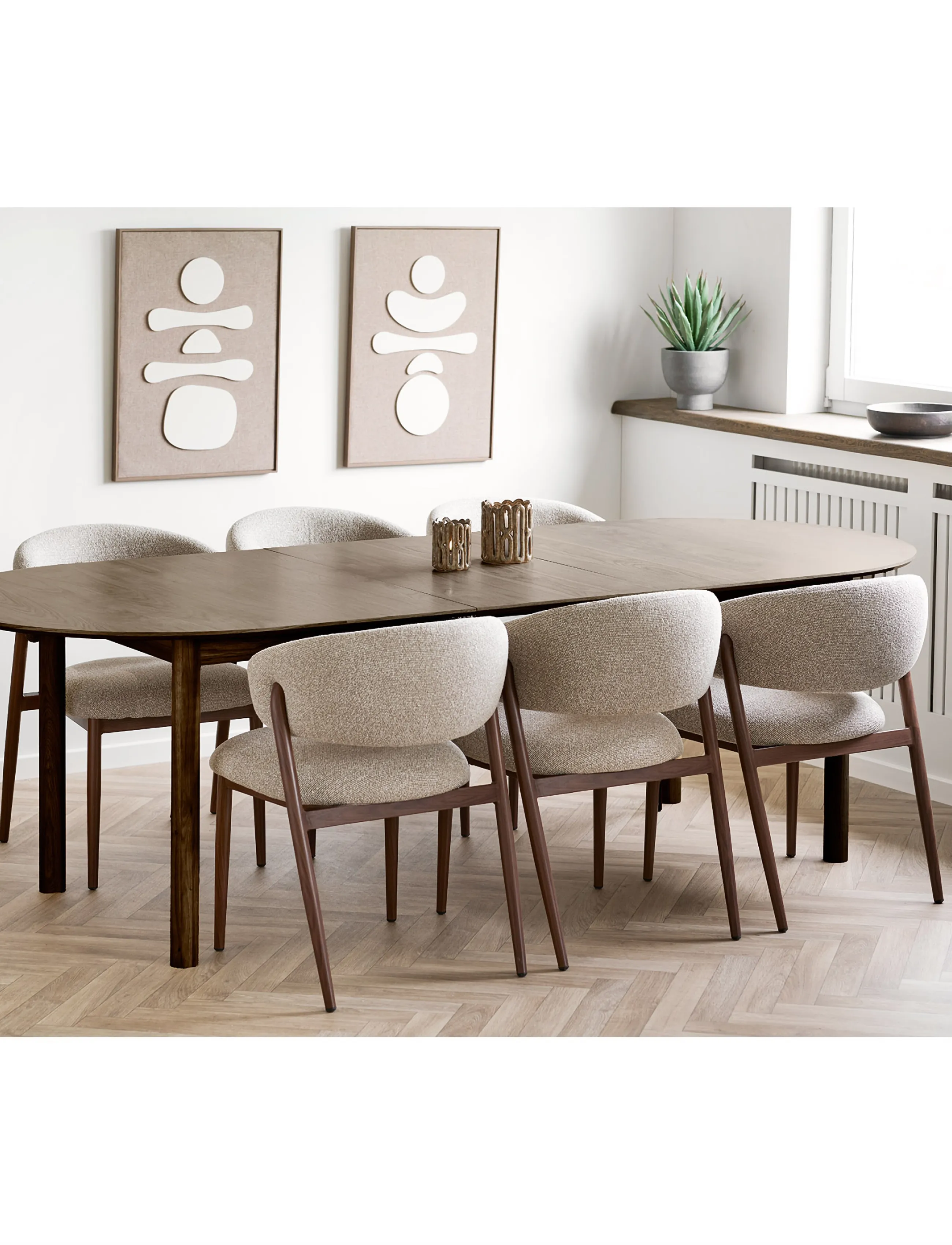House Nordic - Ditte - Relief wall decoration - seinakaunistused - brown / beige - 3