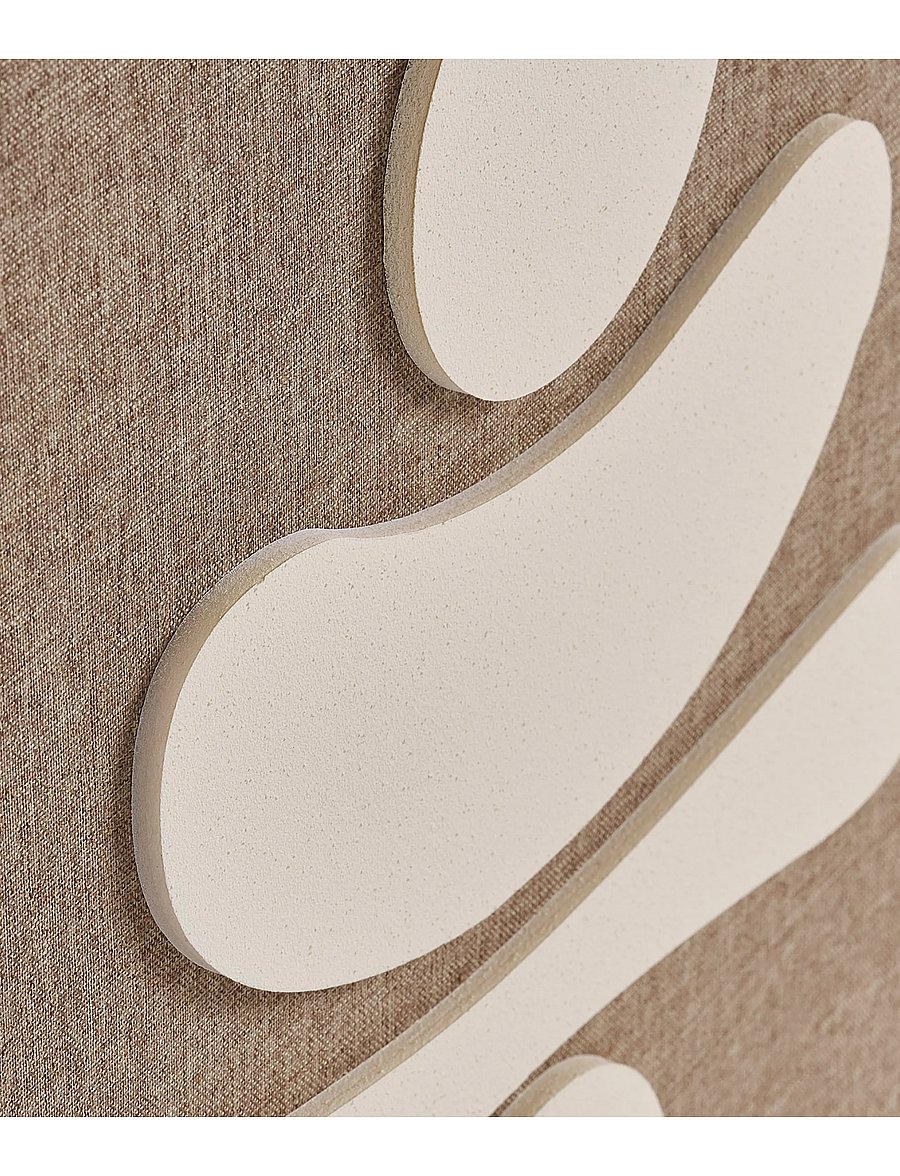 House Nordic - Ditte - Relief wall decoration - wand dekoration - brown / beige - 5