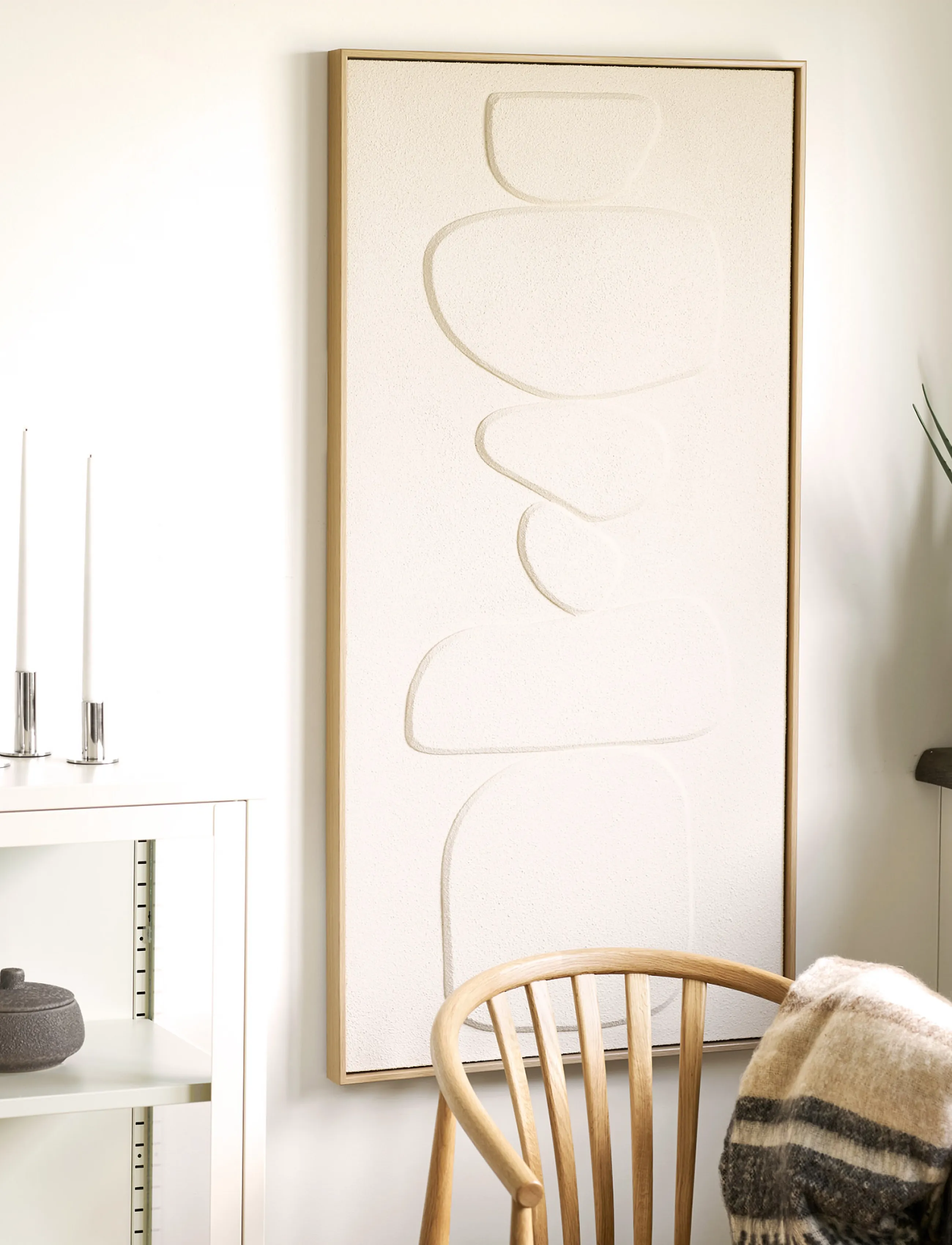 House Nordic - Vera - Relief wall decoration - väggdekorationer - beige - 3
