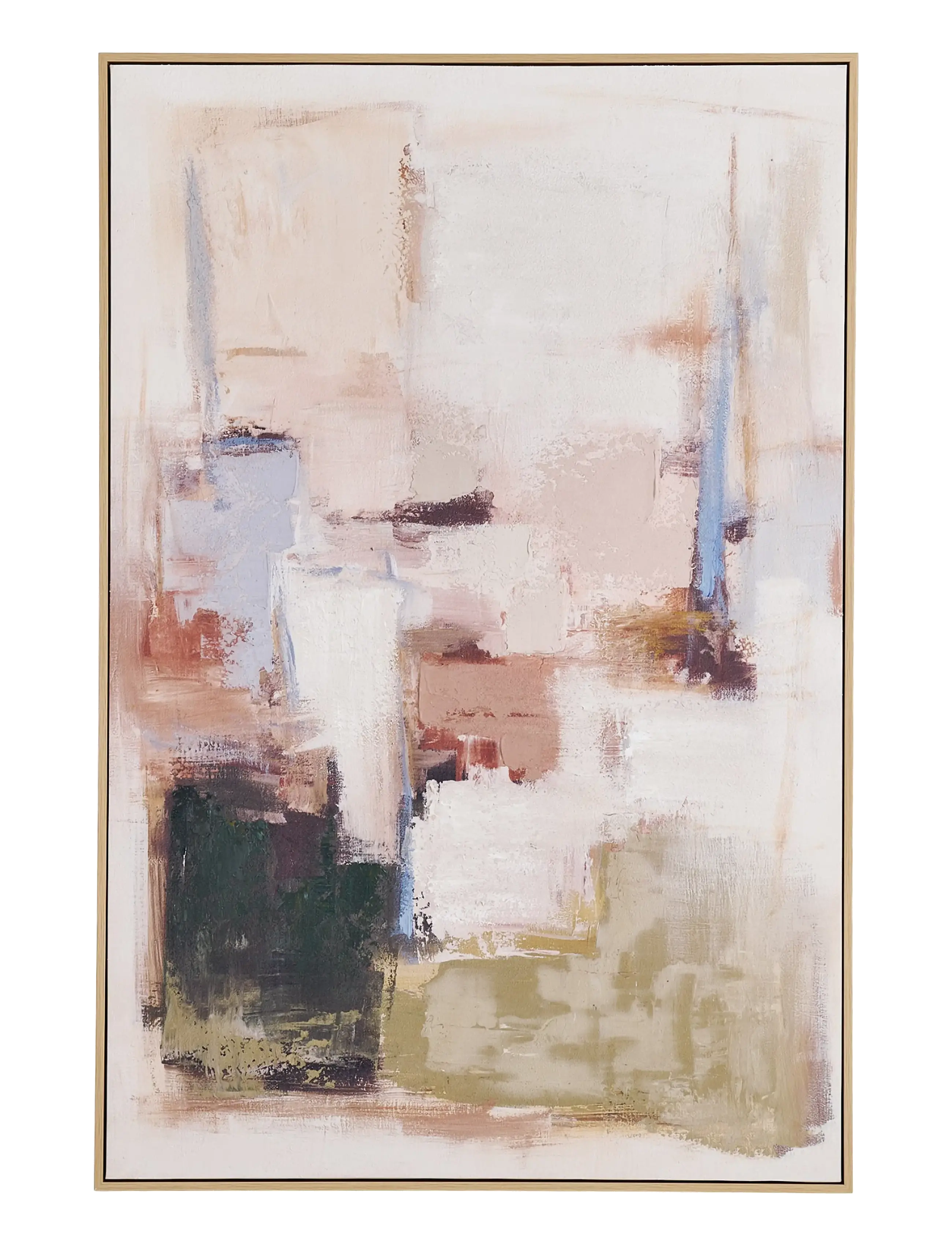House Nordic Ida - Canvas print with hand painted details - Julegaver - SAND BEIGE / beige
