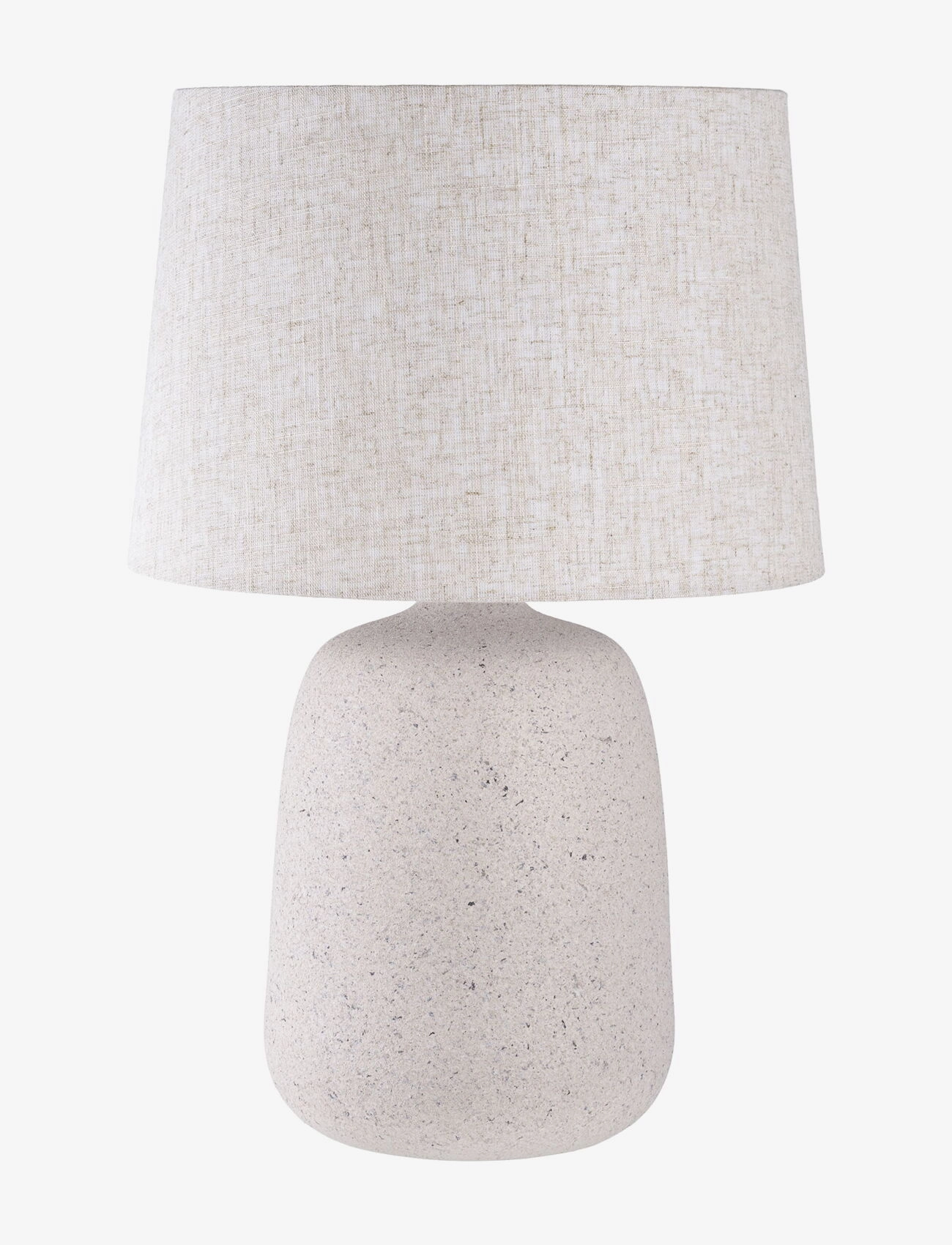 House Nordic Salli Table Lamp, Ceramic, Sand Structure, Bordlampe, Grå, Str: 47X30X30CM