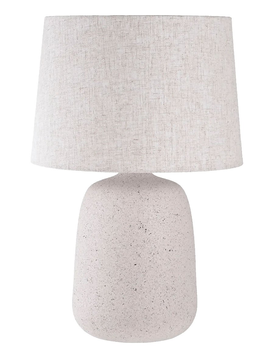 House Nordic - Salli - Table lamp, ceramic, sand structure - schreibtisch- & tischlampen - stone - 2