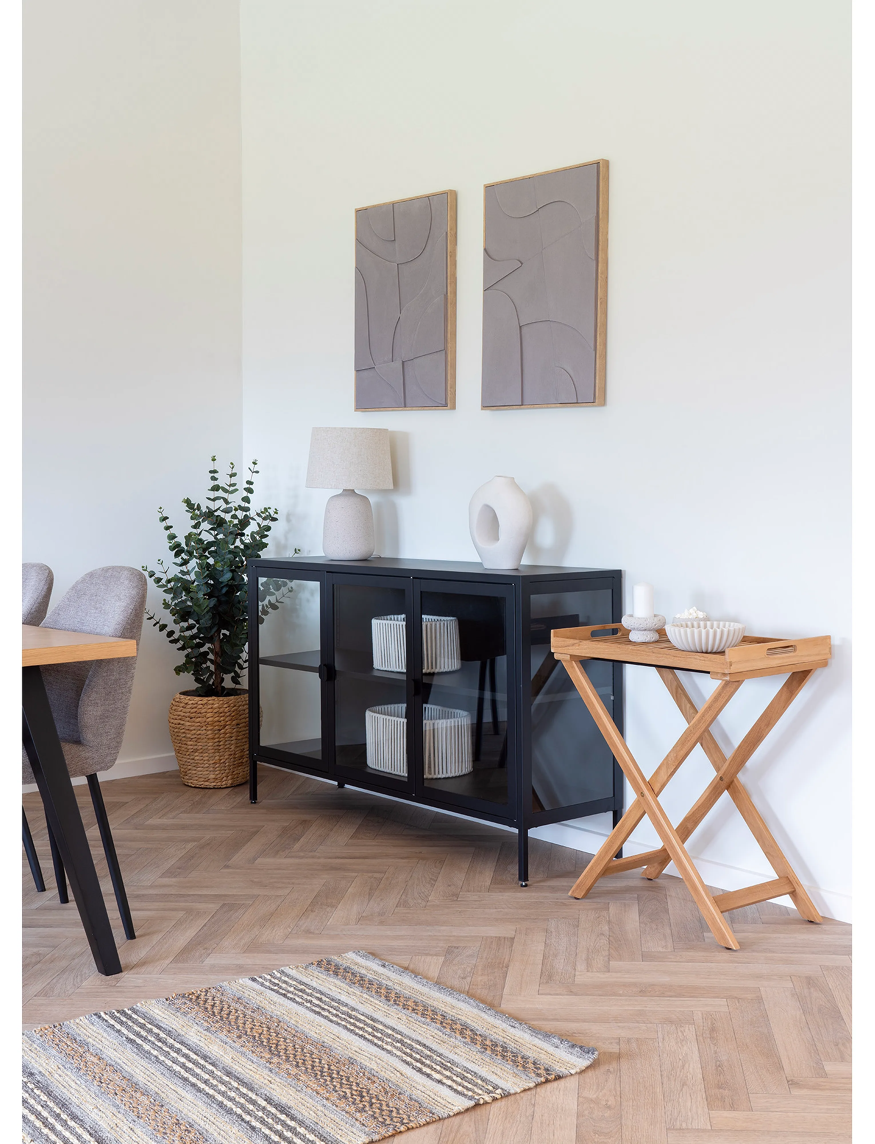 House Nordic - Salli - Table lamp, ceramic, sand structure - schreibtisch- & tischlampen - stone - 3