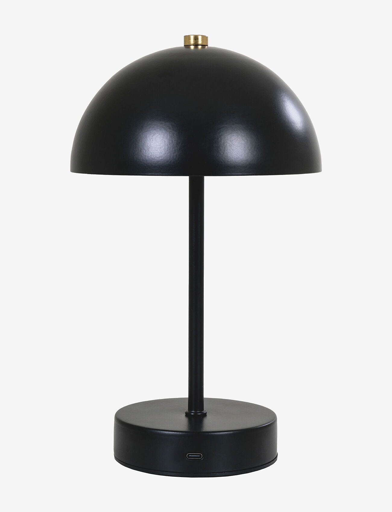 House Nordic - Kia - Table lamp, black, brass, rechargeable - window lamps - black - 1