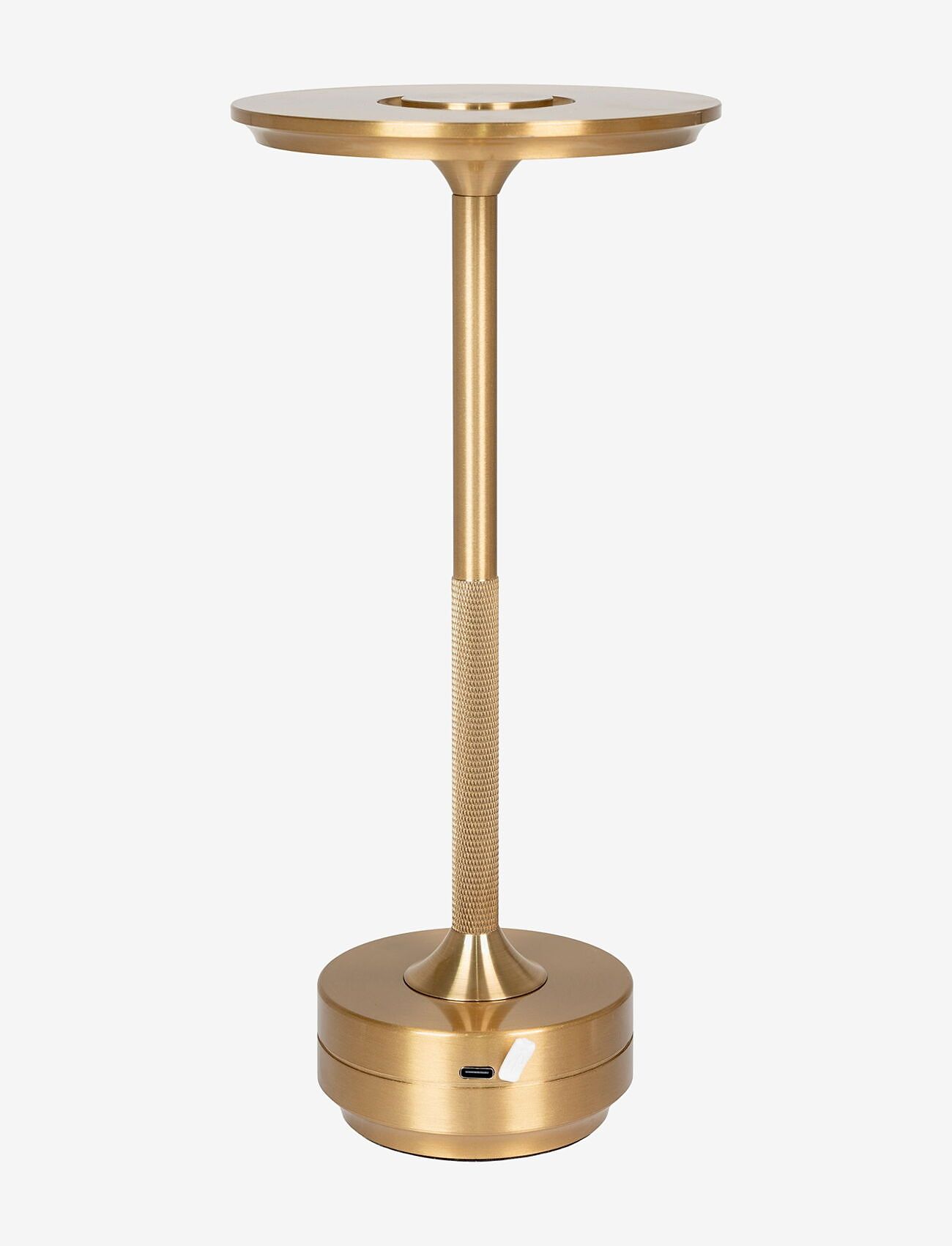 House Nordic - Fina - Table lamp, brass, rechargeable, 13 x 13 x 28,5 cm - fönsterlampor - brass - 4