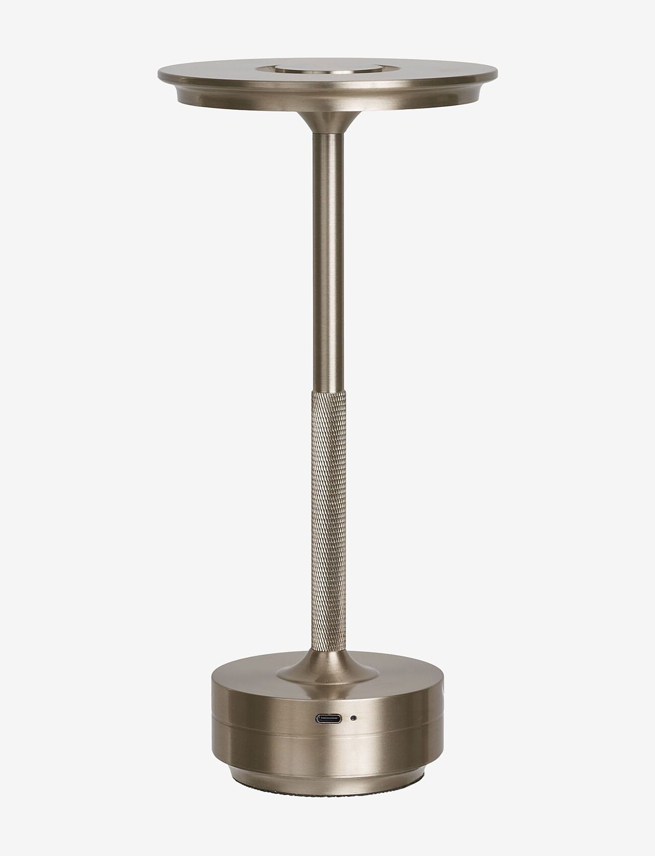 House Nordic - Fina - Table lamp, silver, rechargeable, 13x13x28,5 cm - window lamps - silver - 1