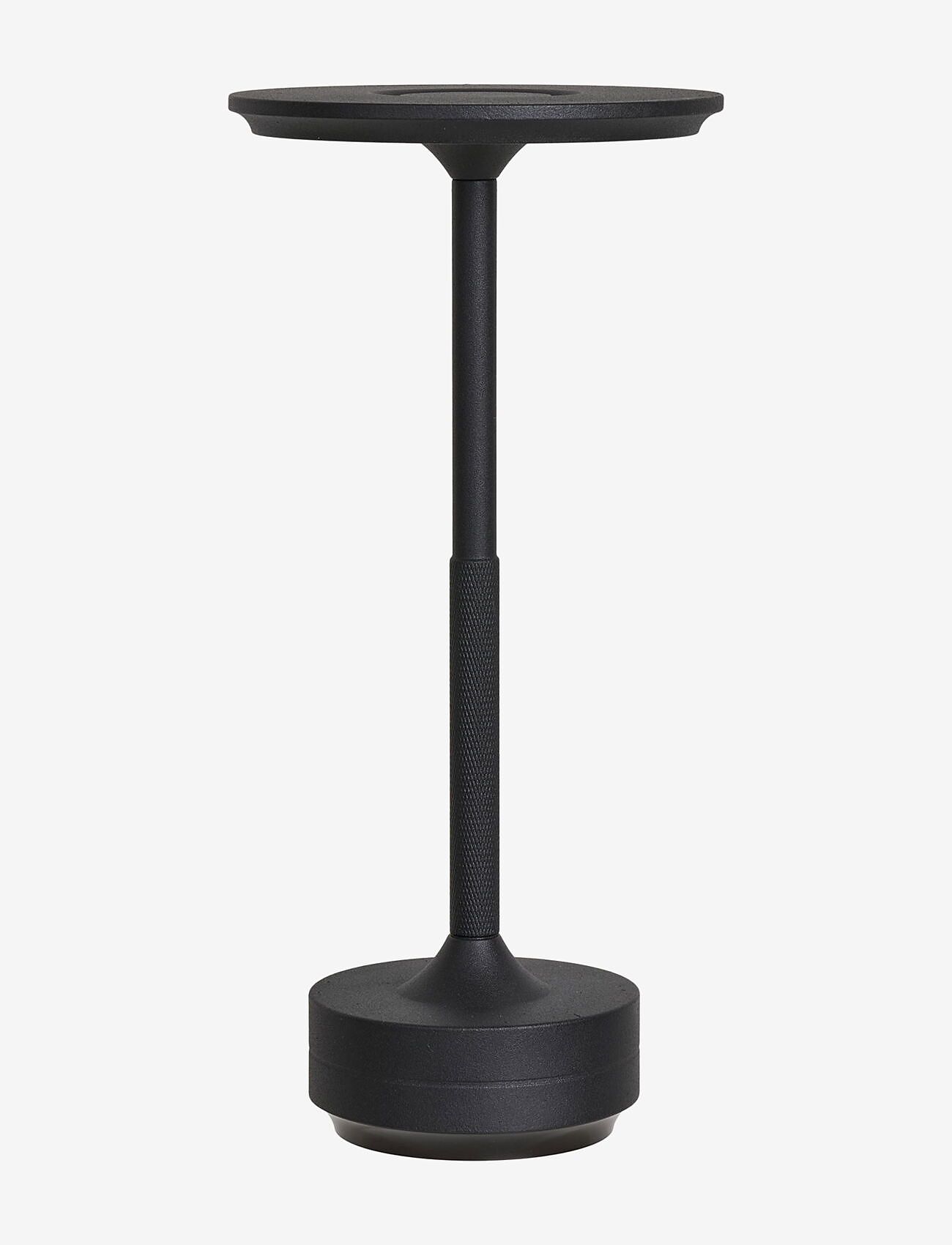 House Nordic - Fina - Table lamp, black, rechargeable, 13 x 13 x 28,5 cm - nach preis einkaufen - black - 0