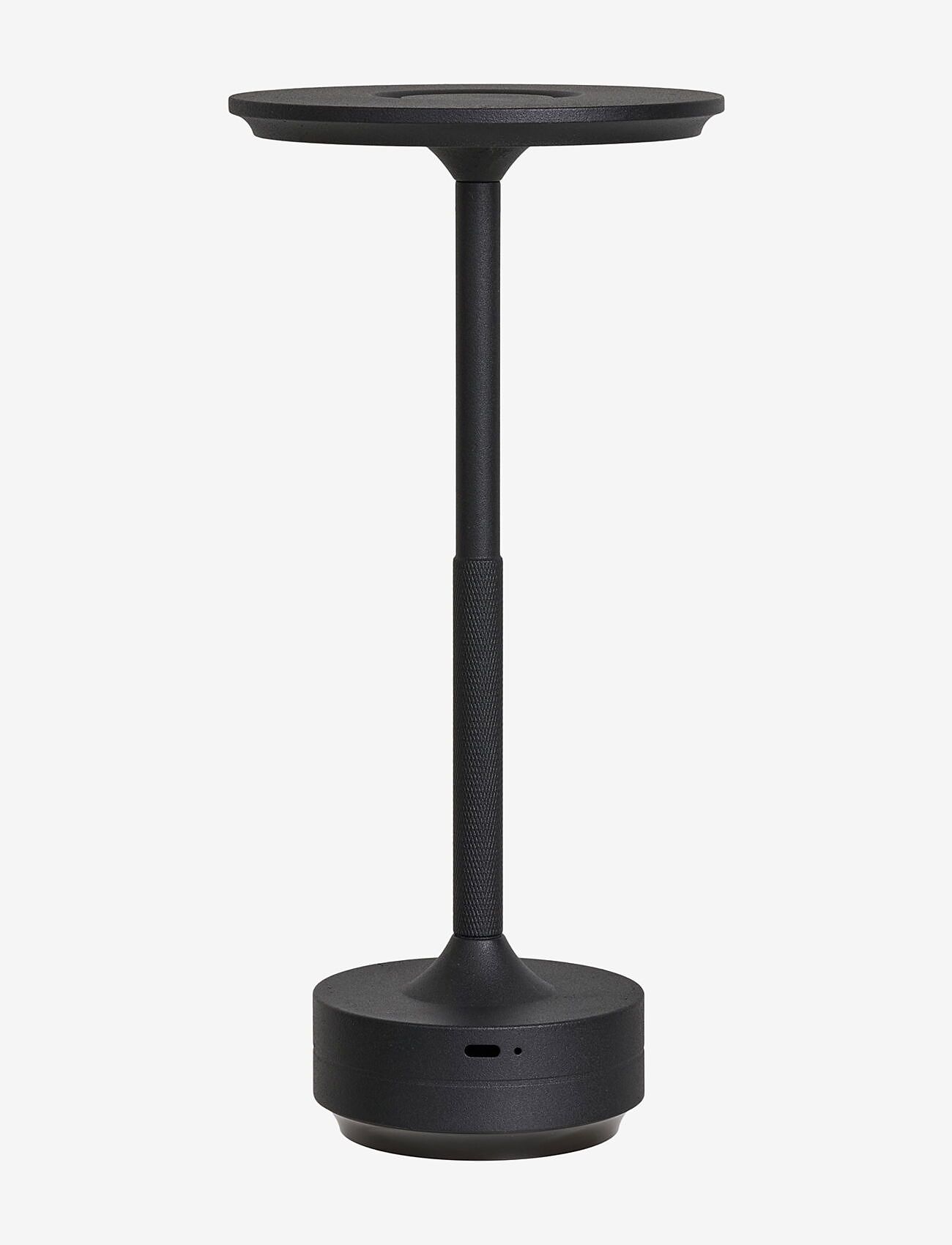 House Nordic - Fina - Table lamp, black, rechargeable, 13 x 13 x 28,5 cm - nach preis einkaufen - black - 1