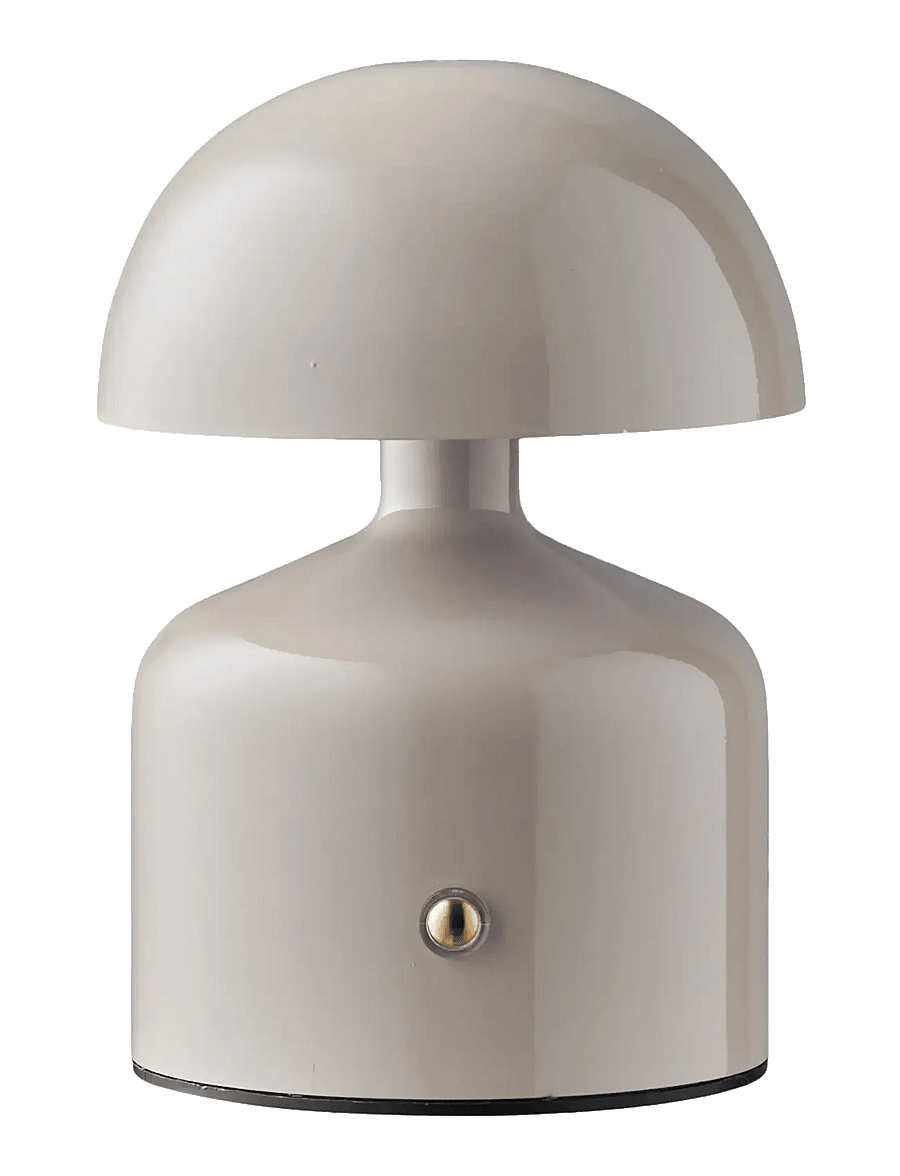 House Nordic - Una - Table lamp, metal/plastic, rechargeable, grey - kaasaskantavad lambid - grey - 1