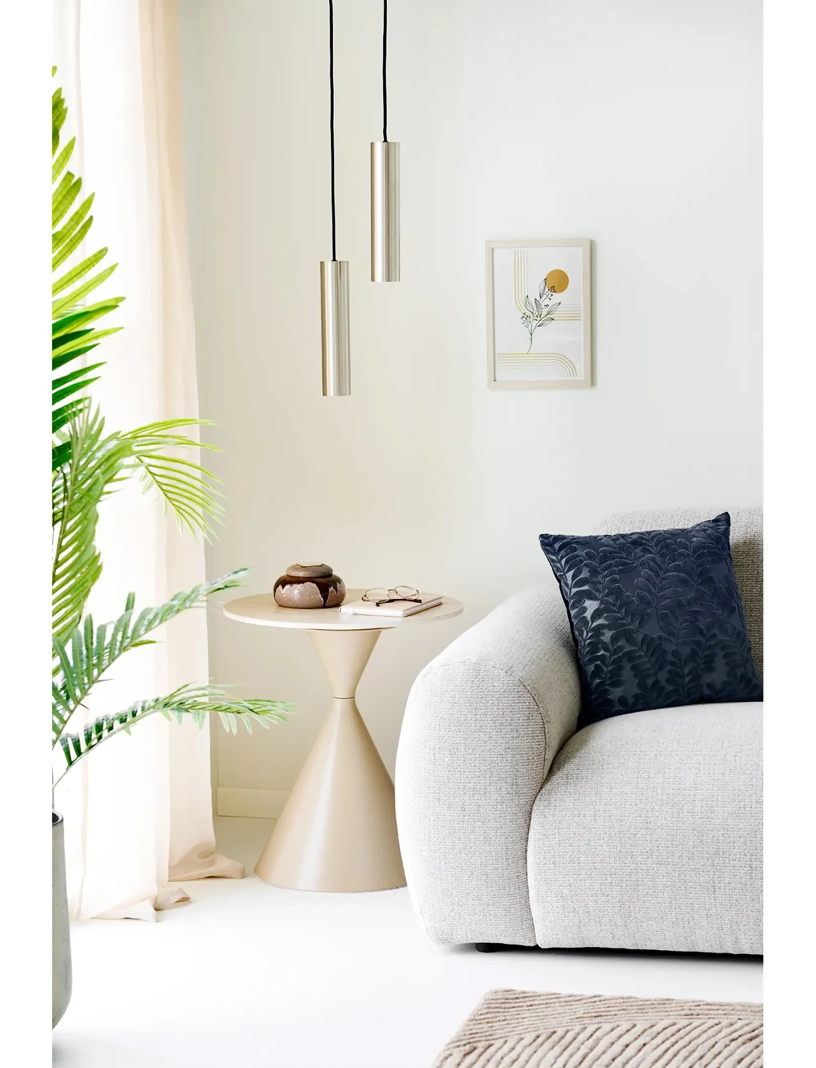 House Nordic - Nida - pendler - chrome - 1