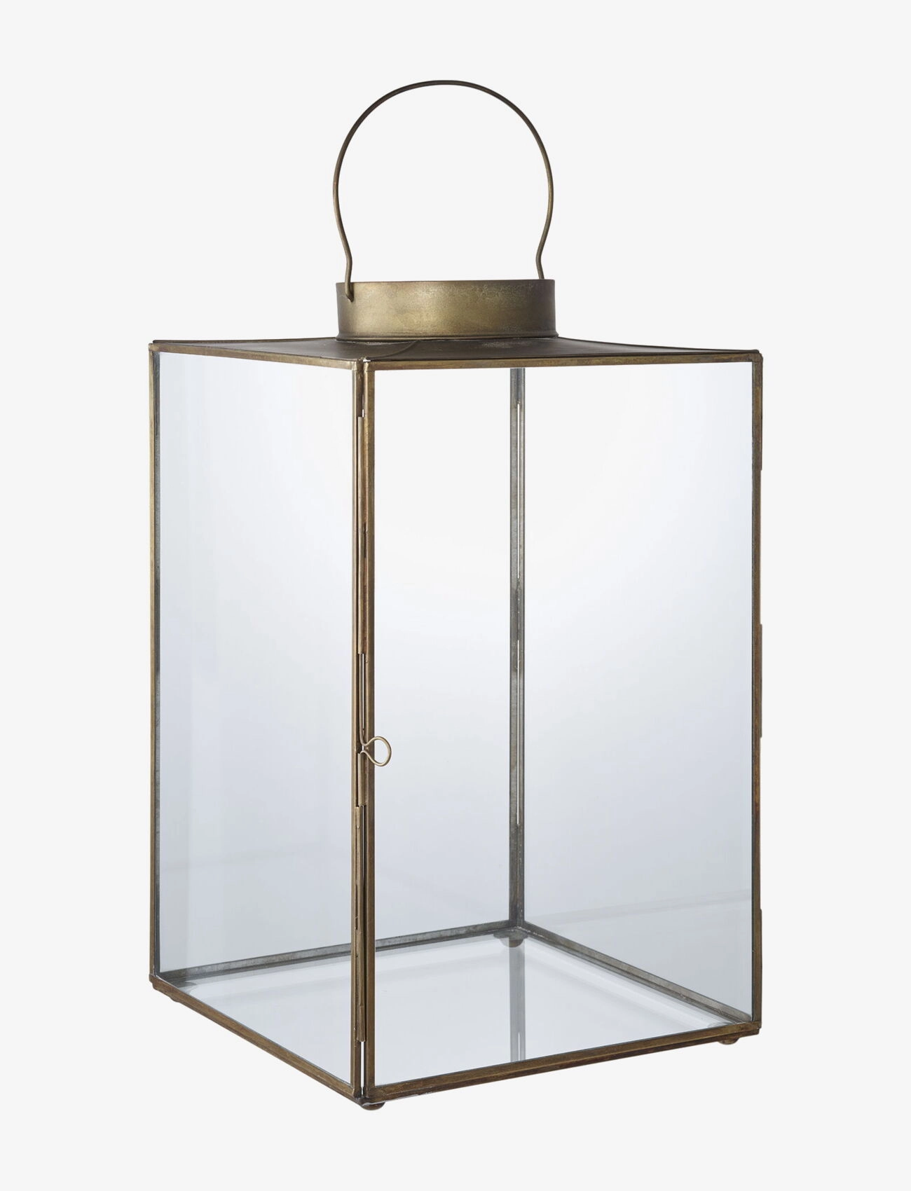 House Nordic - Lene - Lantern, metal/glass, antique brass look - lykter - antique brass look - 2