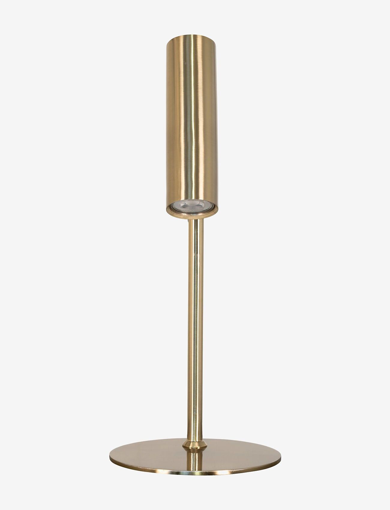 House Nordic - Nida - Lamp, brass, 200 cm fabric cord - schreibtisch- & tischlampen - brass - 1
