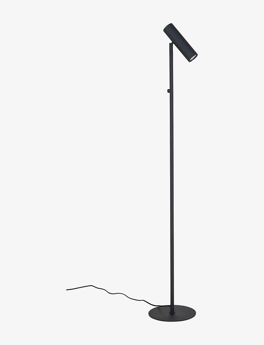 House Nordic - Nida - Lamp, black, 210 cm fabric cord - stehlampen - black - 1